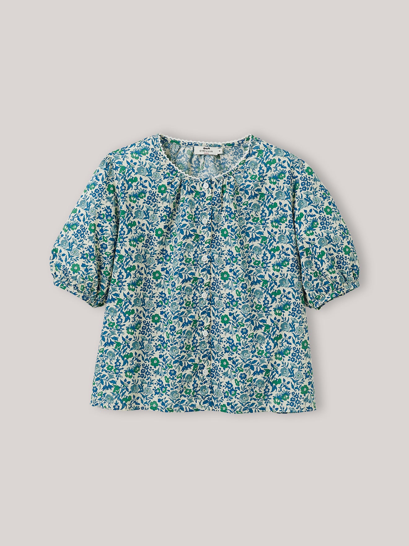 Chemise Fille en tissu Liberty