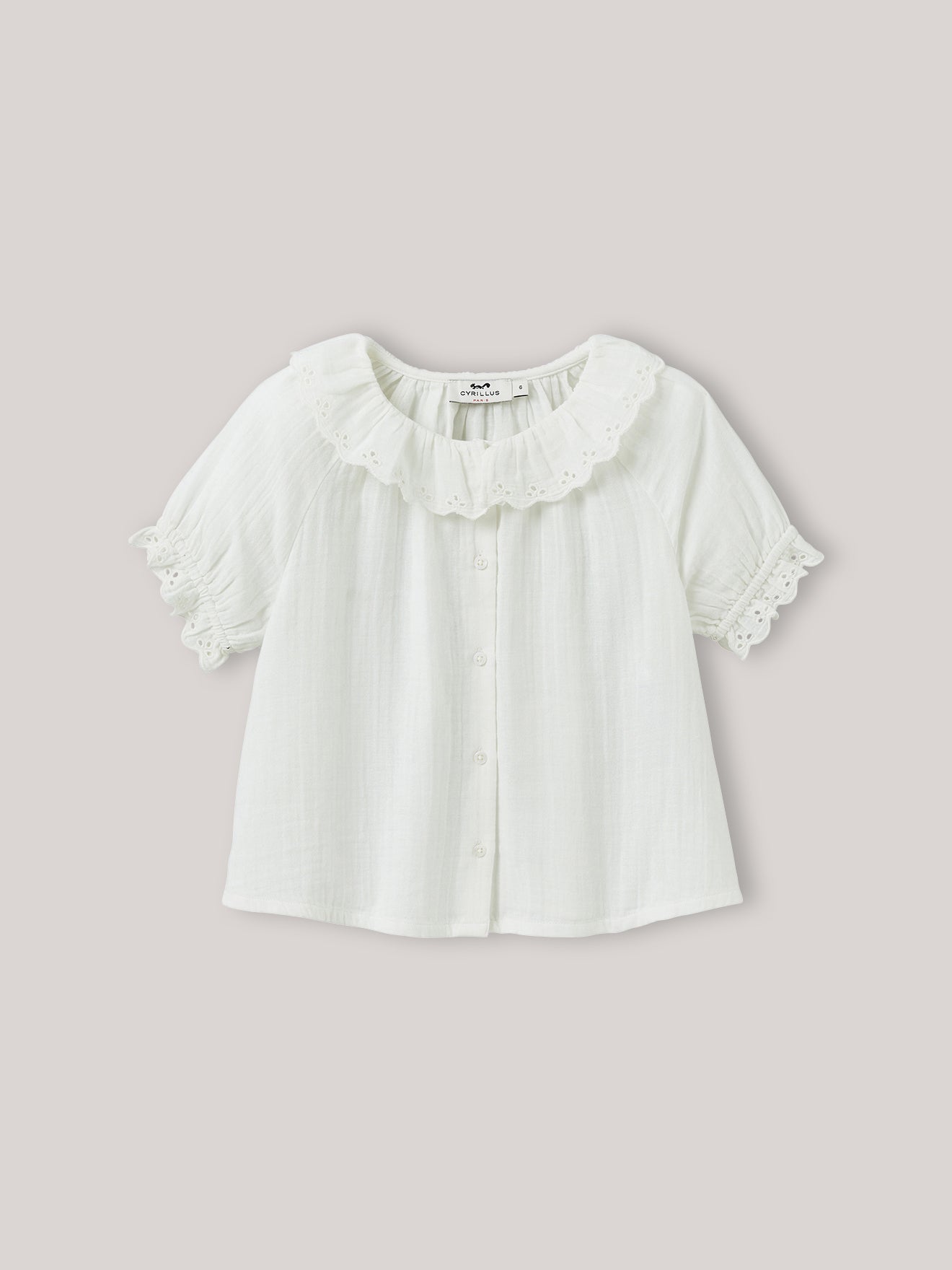 Chemise Fille en gaze - Coton biologique