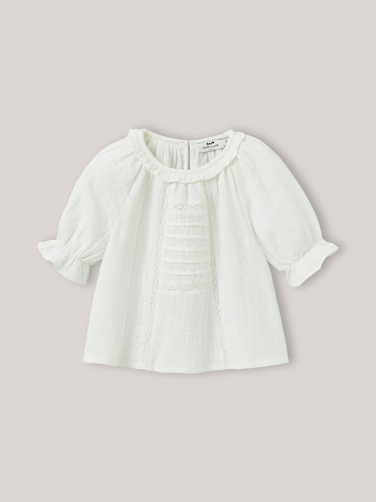 Blouse Efratis avec broderies : Achat occasion | Chemises et blouses (fille) Efratis Blanc 12 Blouse Efratis avec broderies : Achat occasion | Chemises et blouses (fille) Efratis Blanc 12