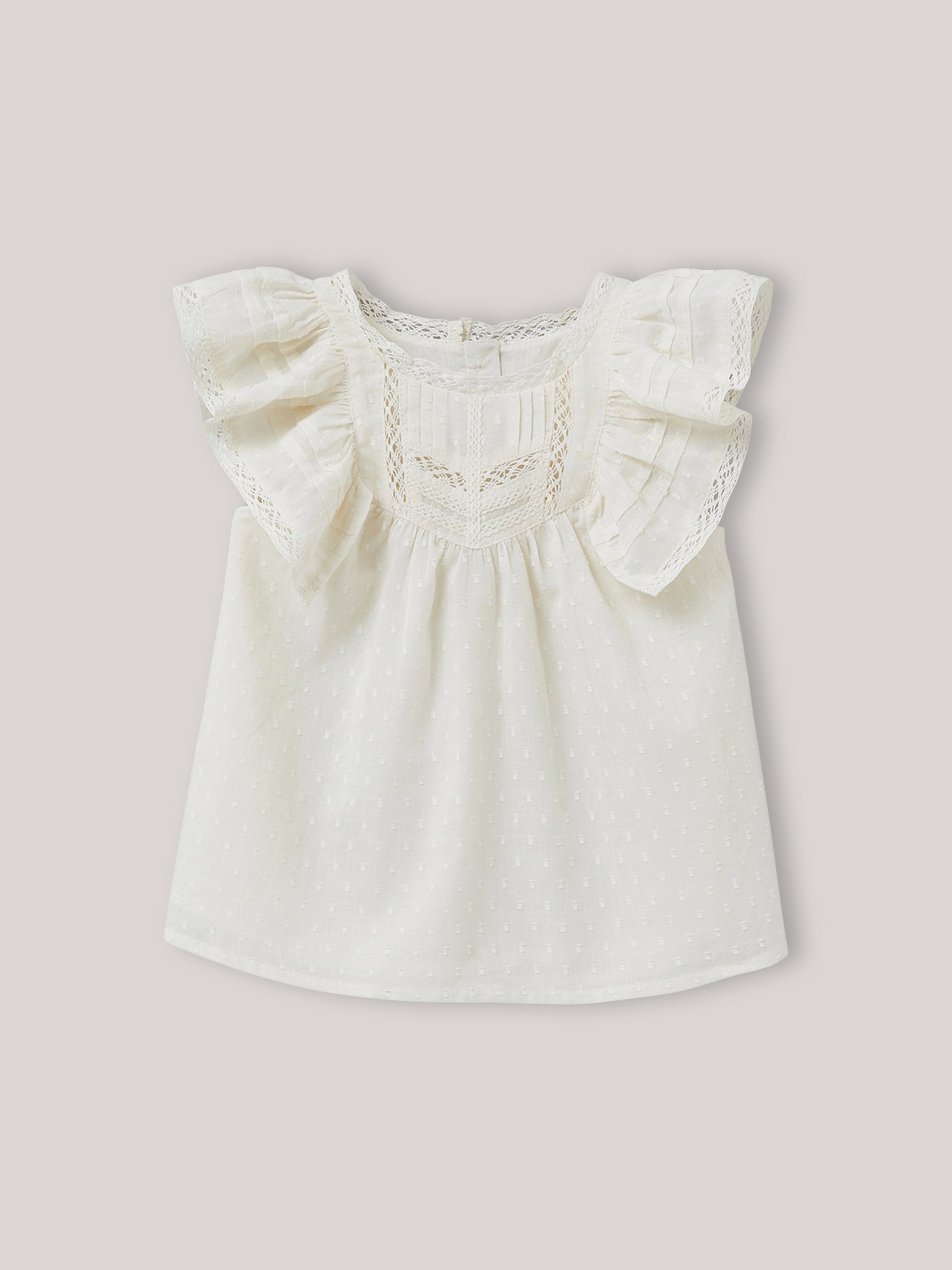 Blouse Fille plumetis