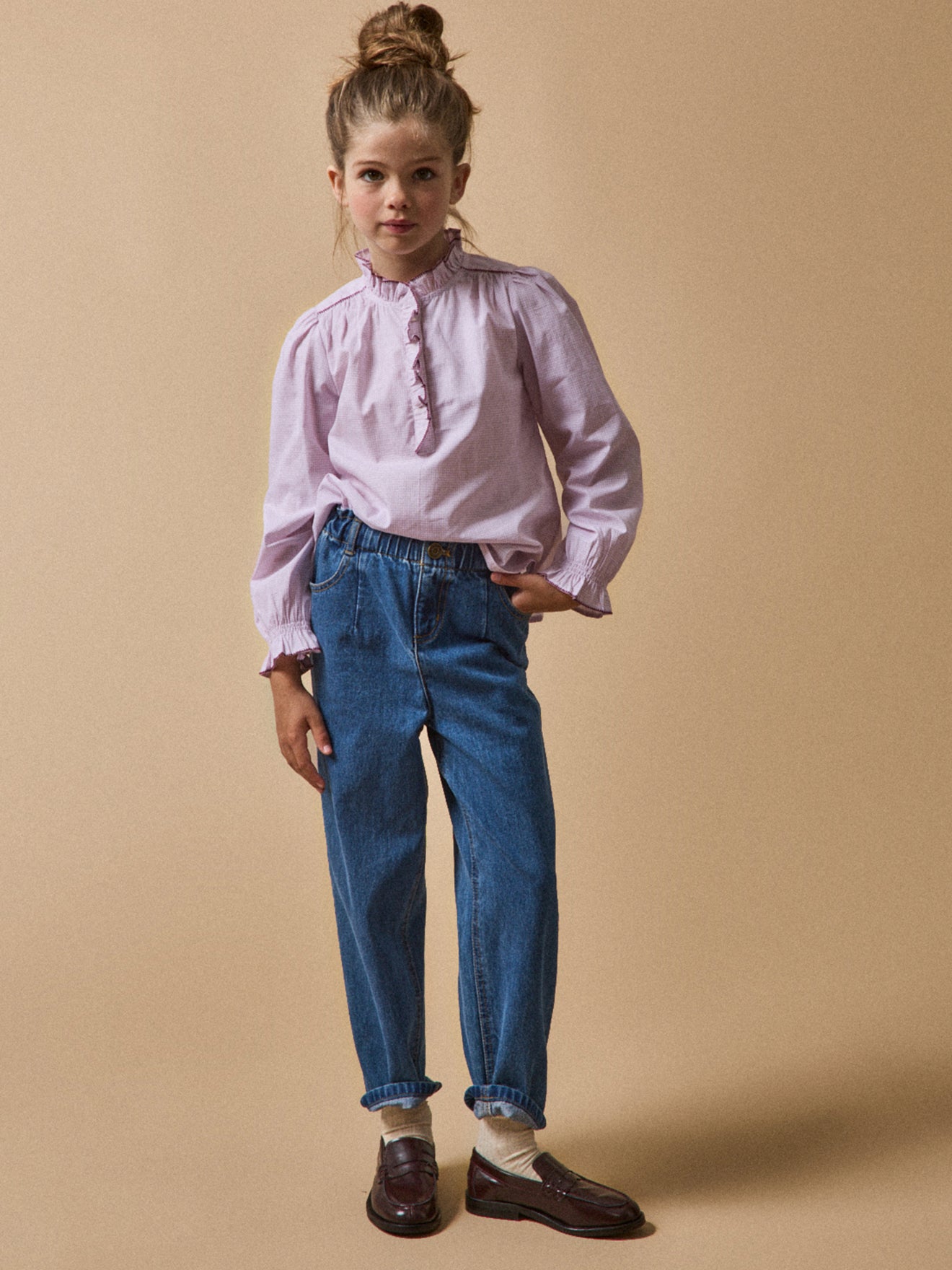 Blouse à volants Fille