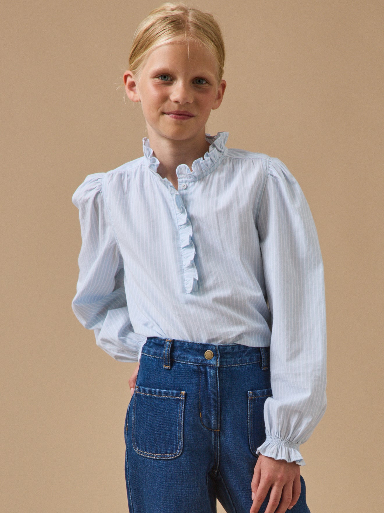 Blouse à volants Fille