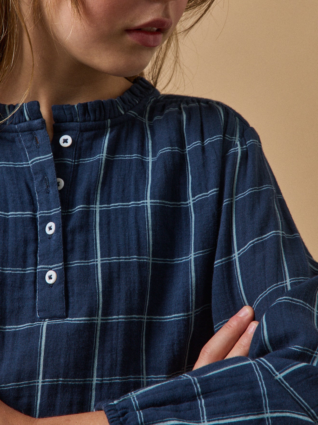 Blouse en gaze de coton Fille