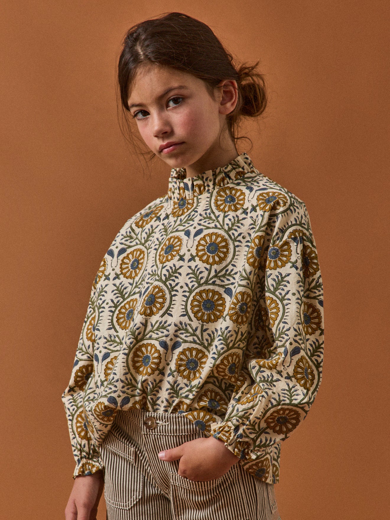 Blouse fleurie Fille TILDAM - Cyrillus X Apaches Collections