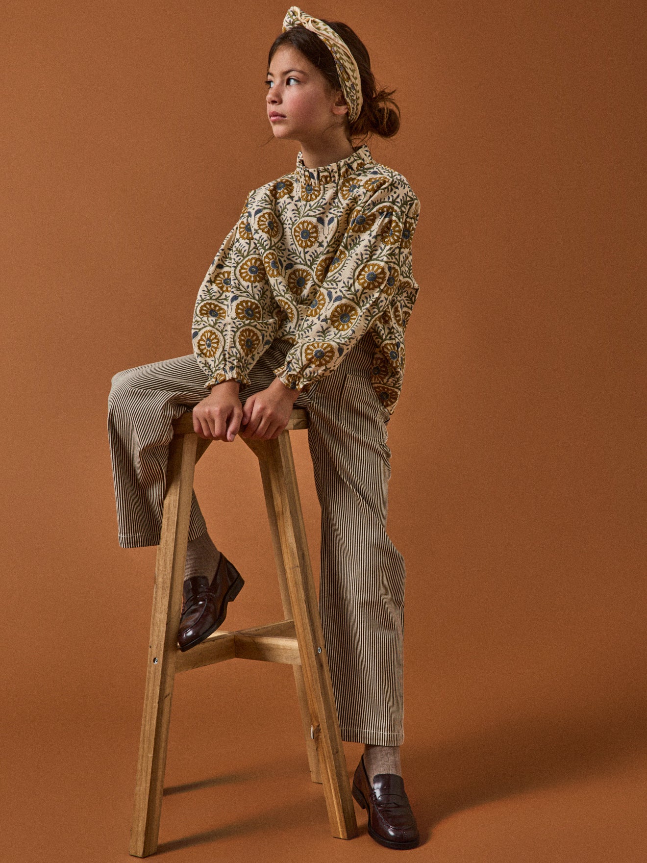 Blouse fleurie Fille TILDAM Cyrillus X Apaches Collections