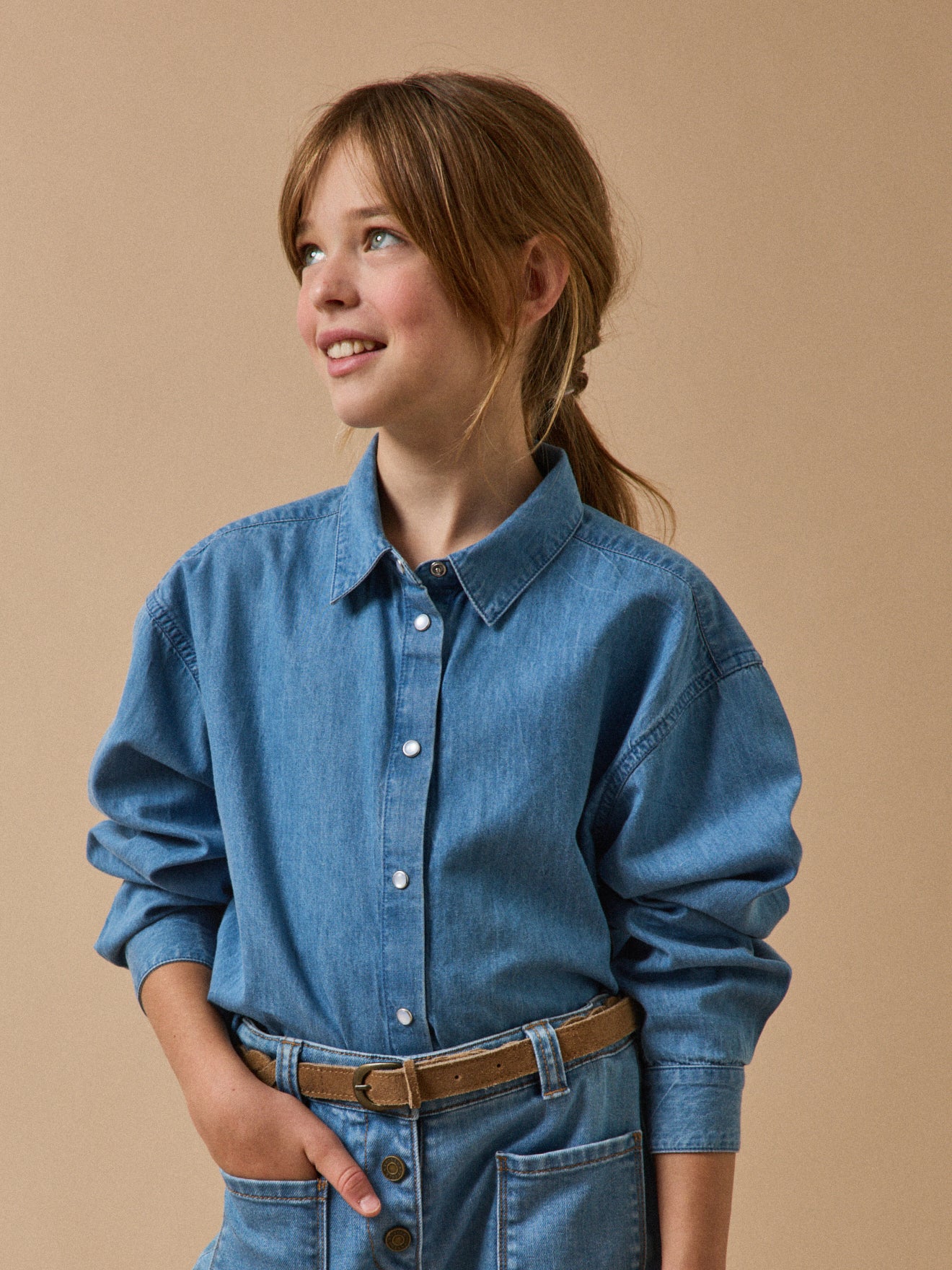 Chemise en denim light - Collection Junior