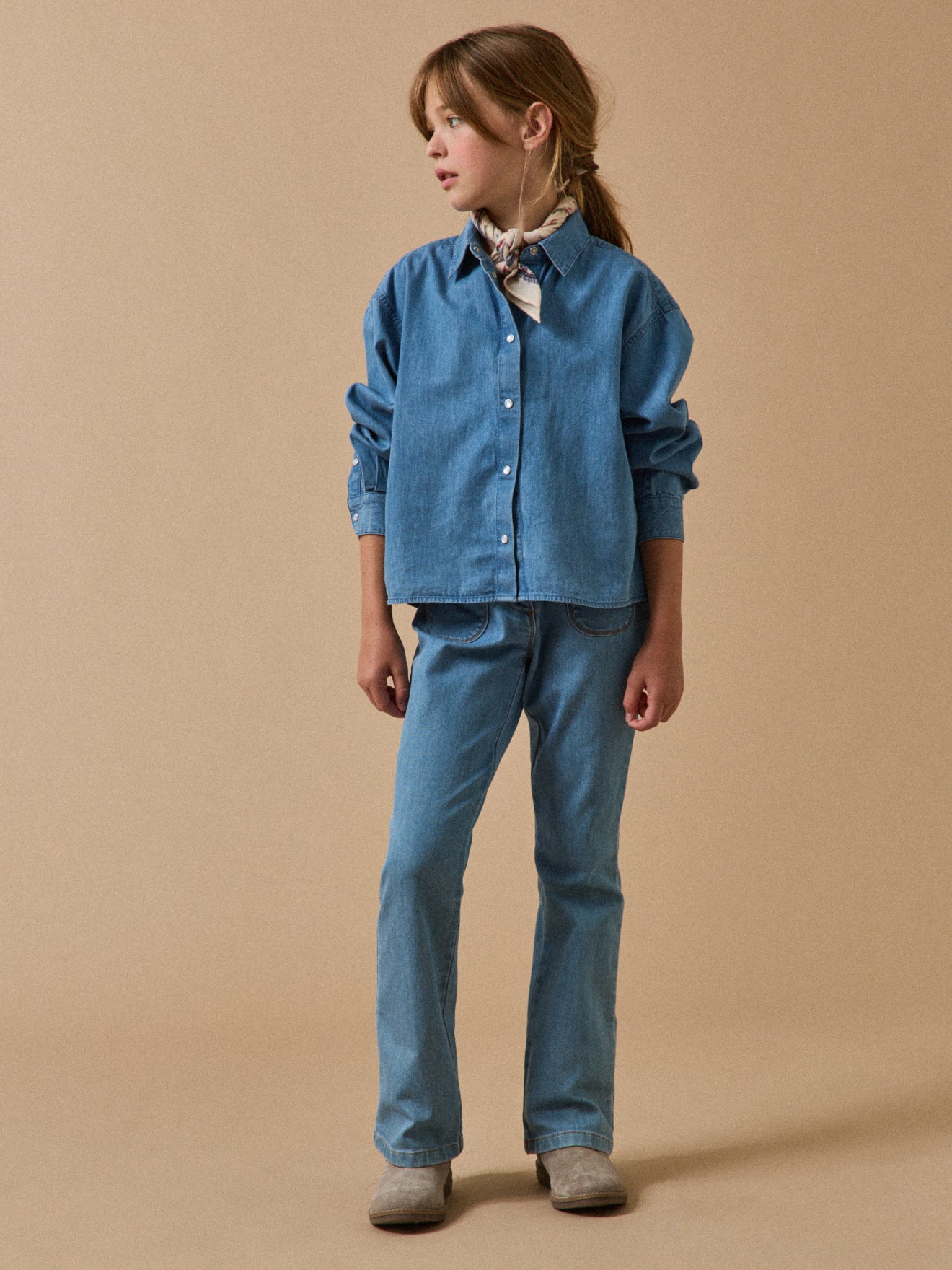 Chemise en denim light - Collection Junior