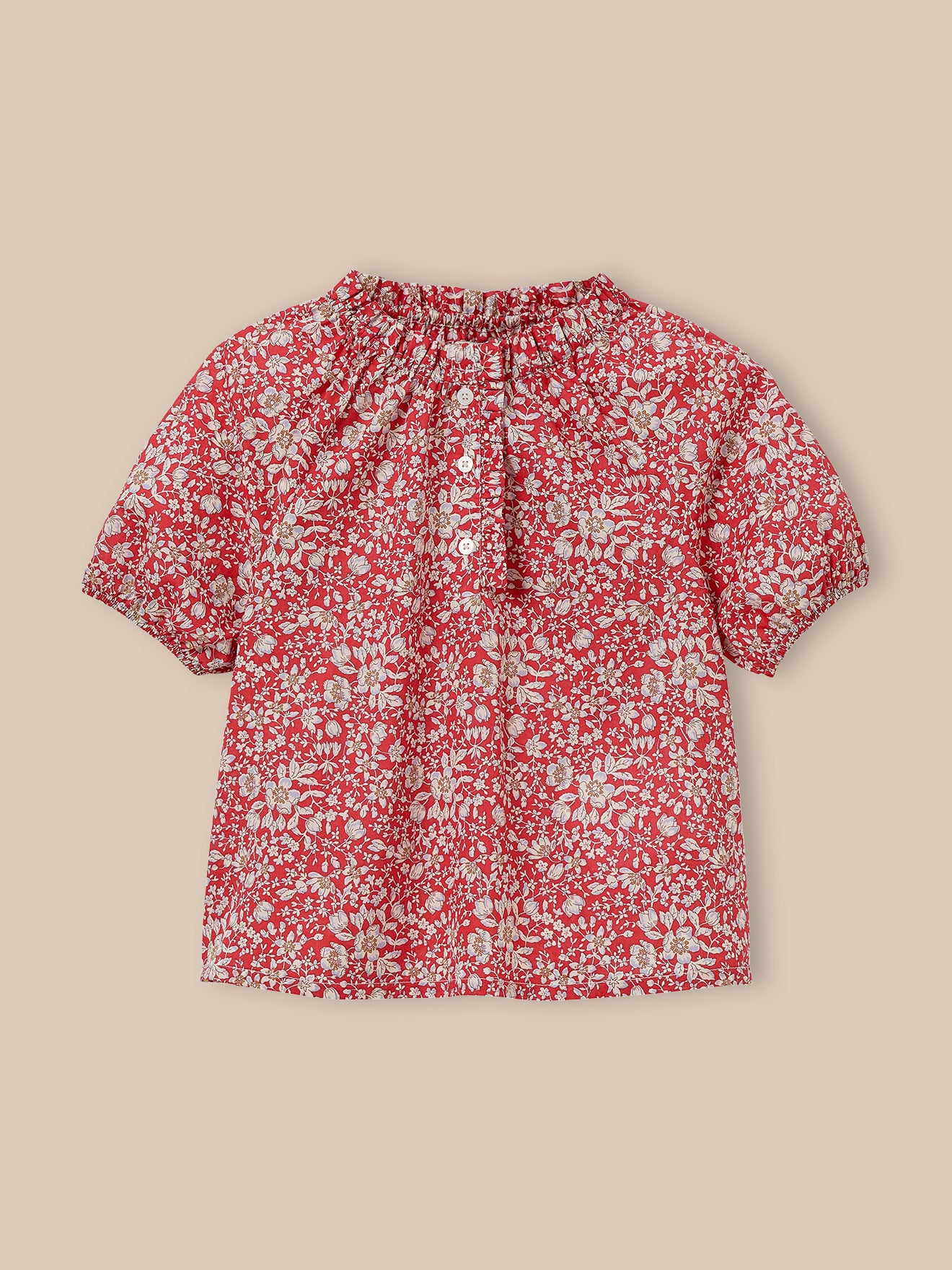 Blouse en tissu Liberty Fille