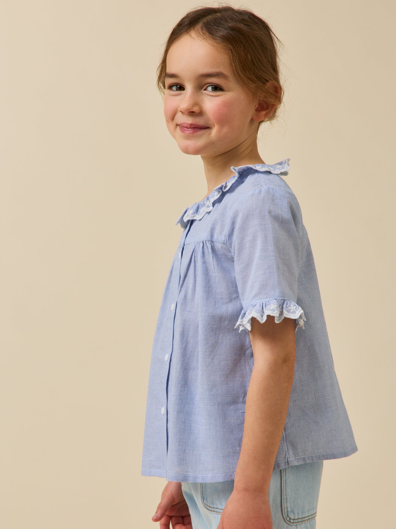 Chemise brodée Fille