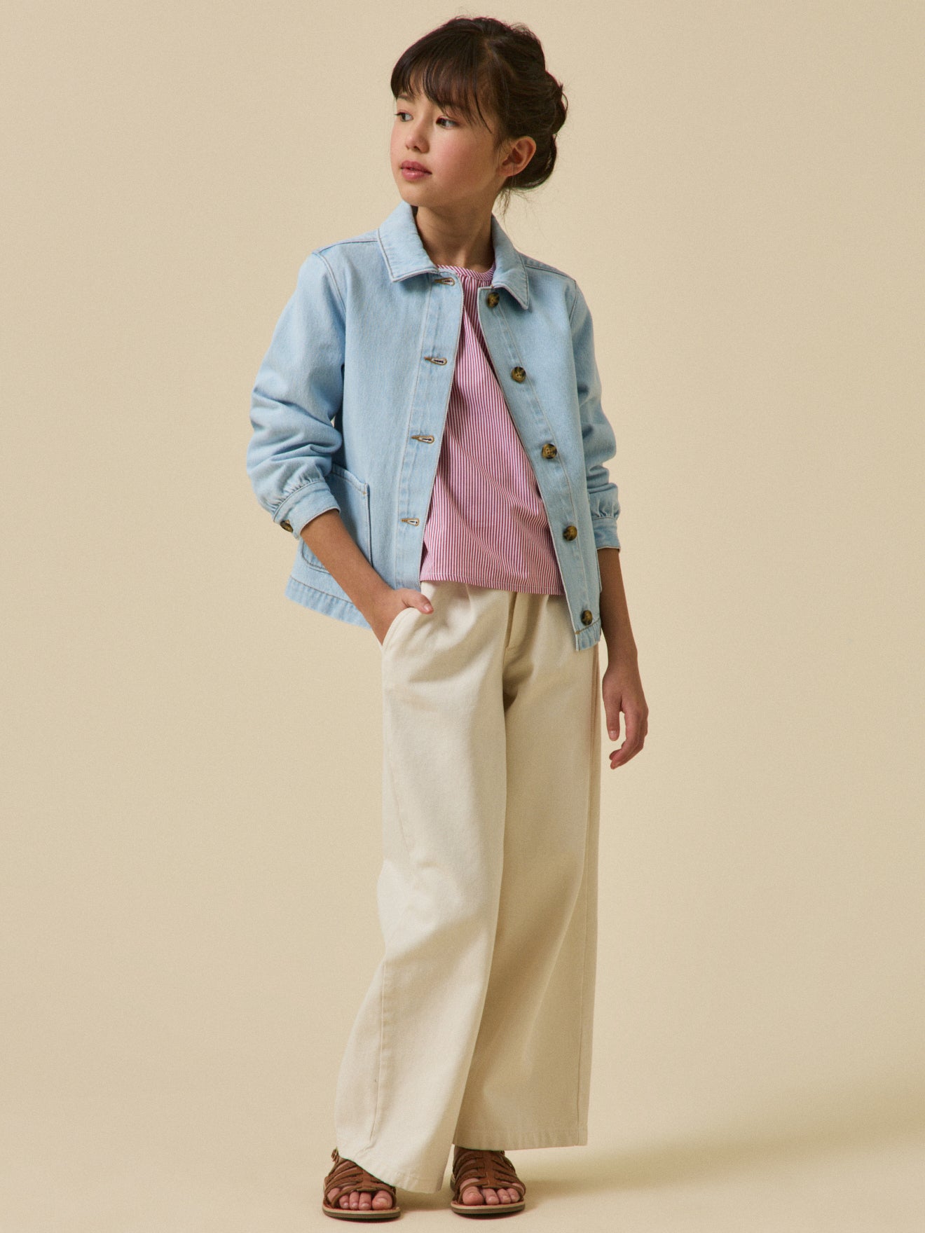 Chemise rayée Fille