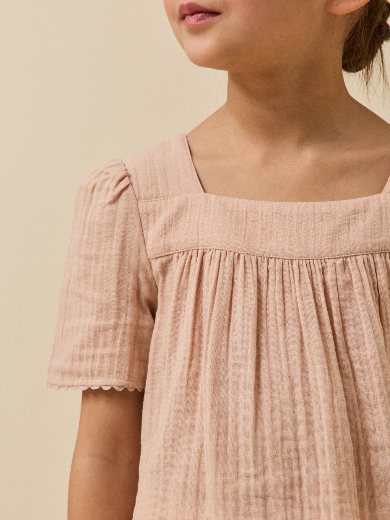 Chemise en gaze Fille - Coton biologique