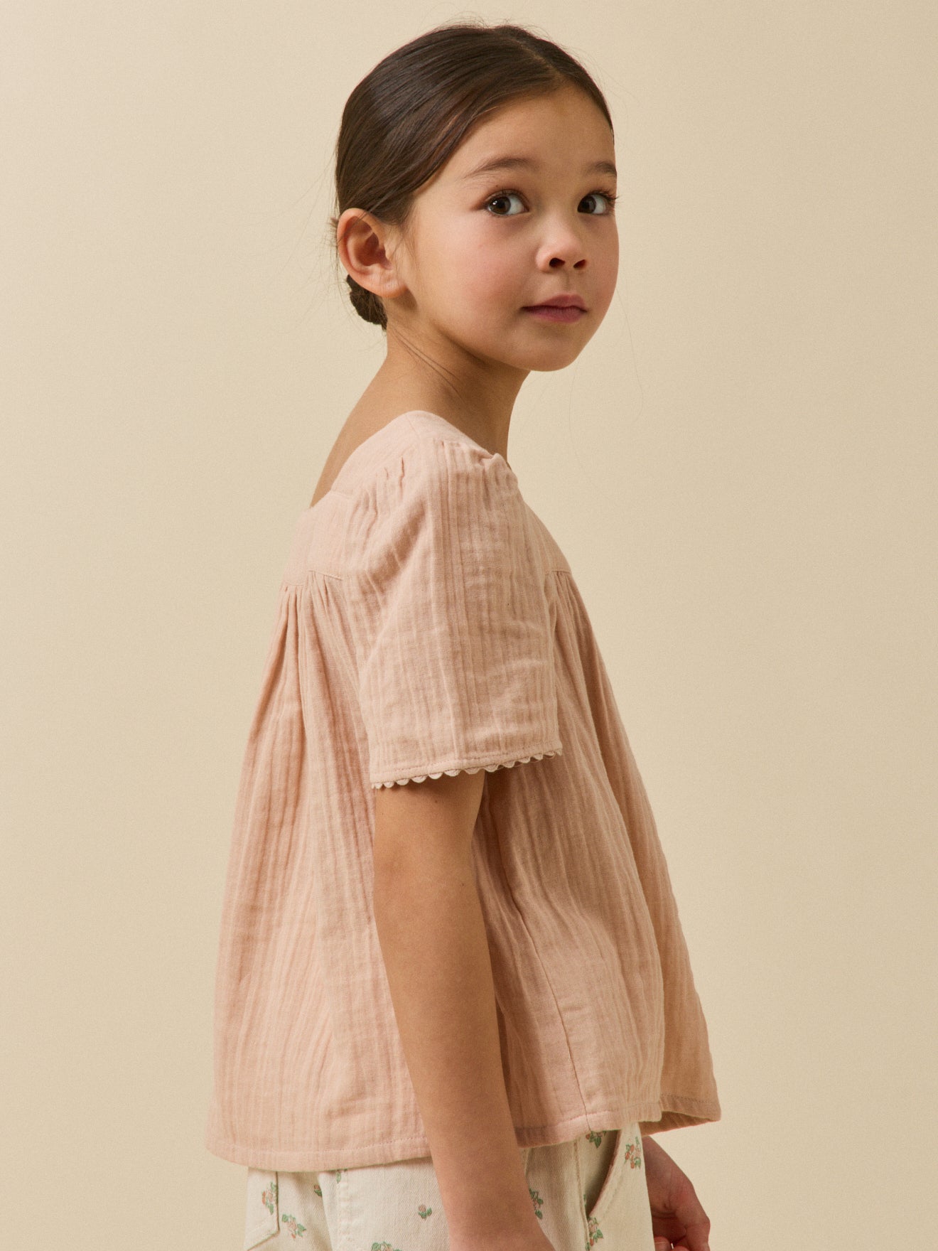 Chemise en gaze Fille - Coton biologique