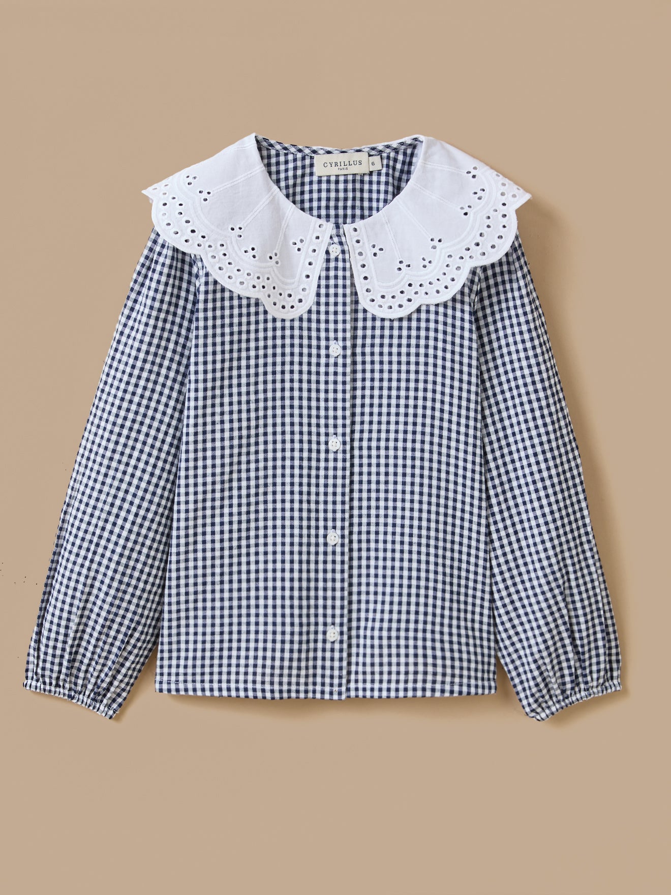 Chemise imprimée vichy Fille