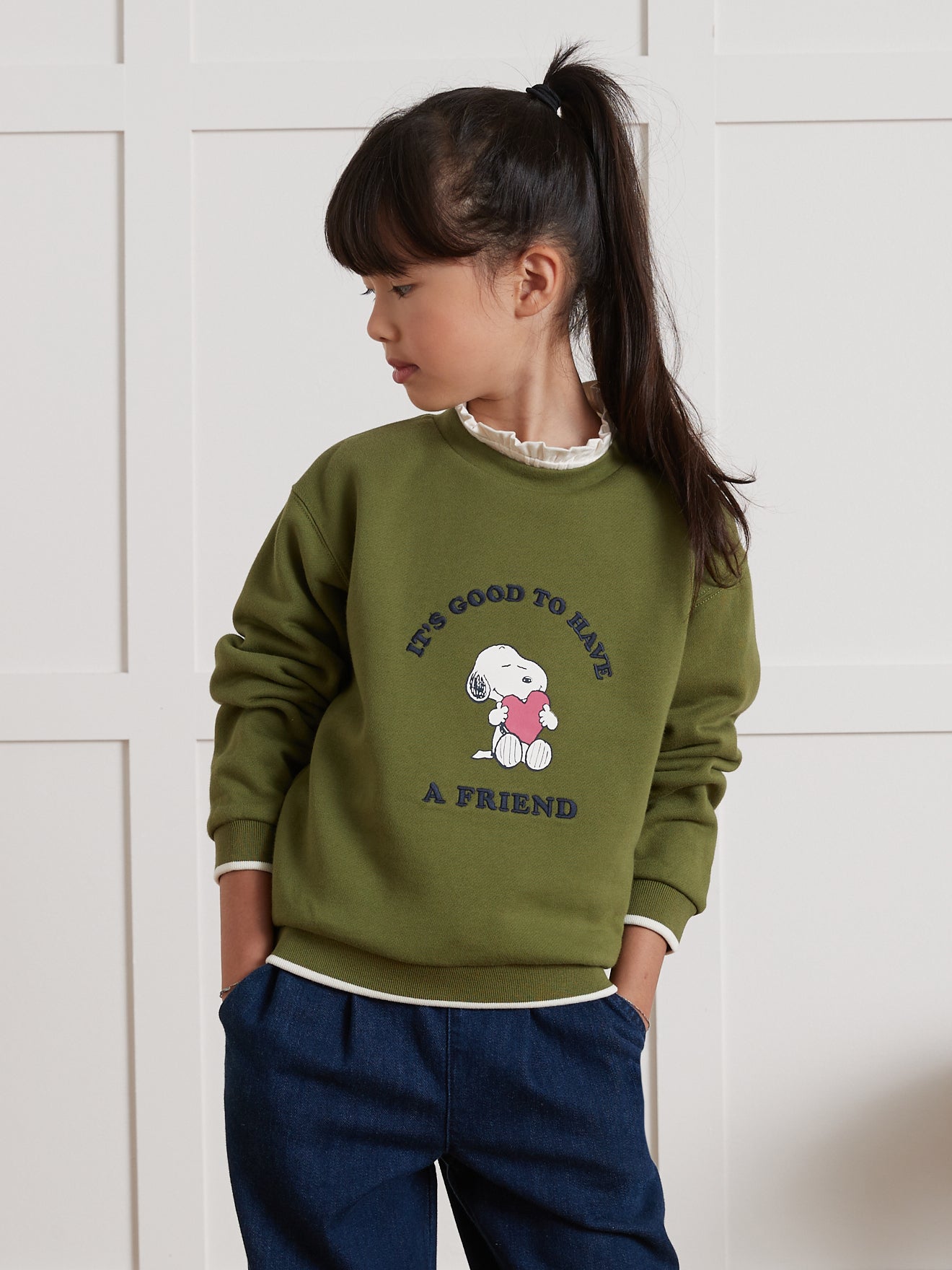 Sweat Enfant Cyrillus x PEANUTS(TM) Collection Snoopy