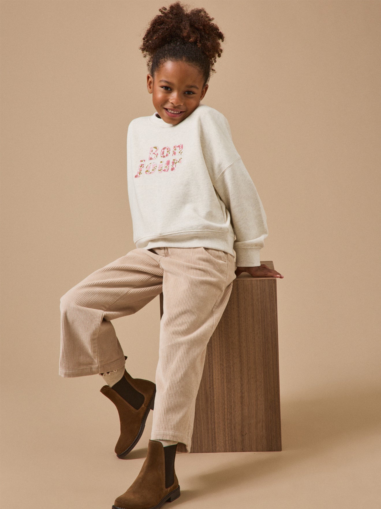 Sweat Fille à message - Coton Biologique