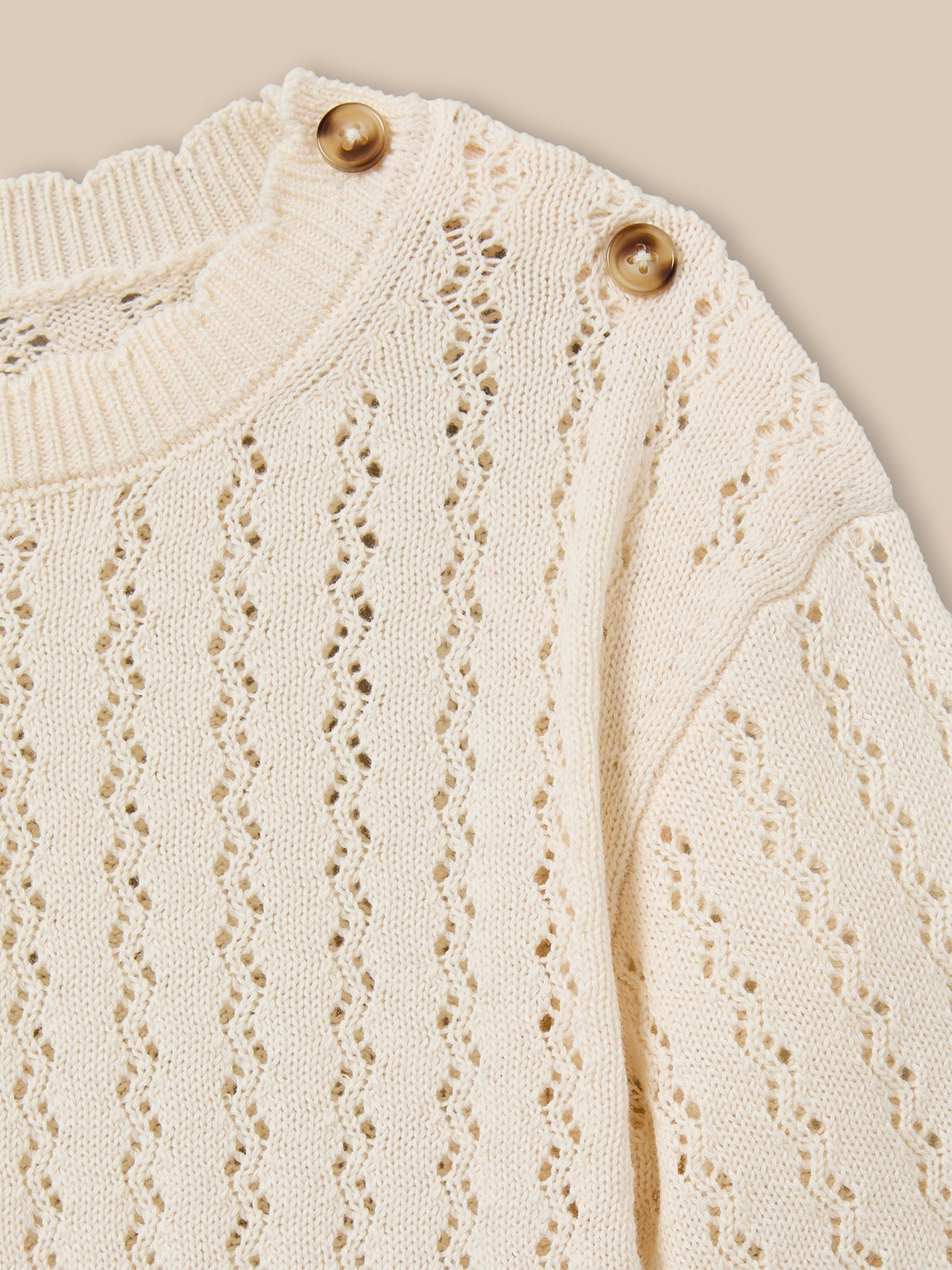 Pull en crochet Fille - Collection Junior