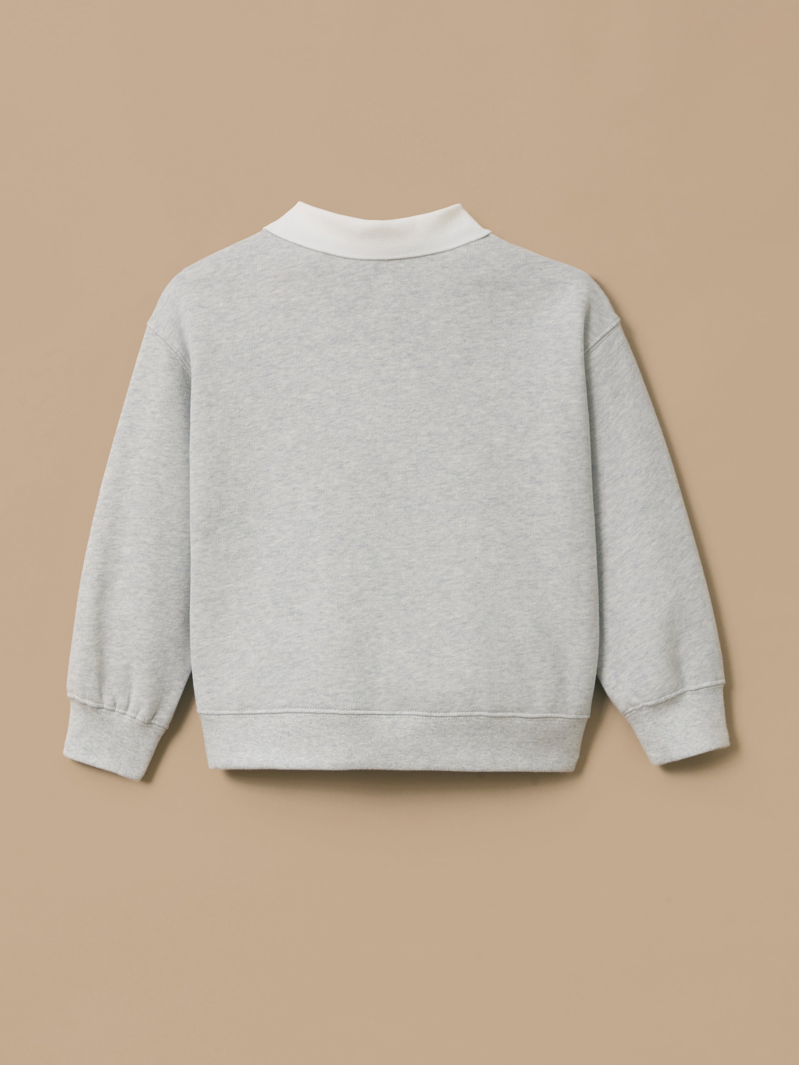 Sweat polo brodé Fille