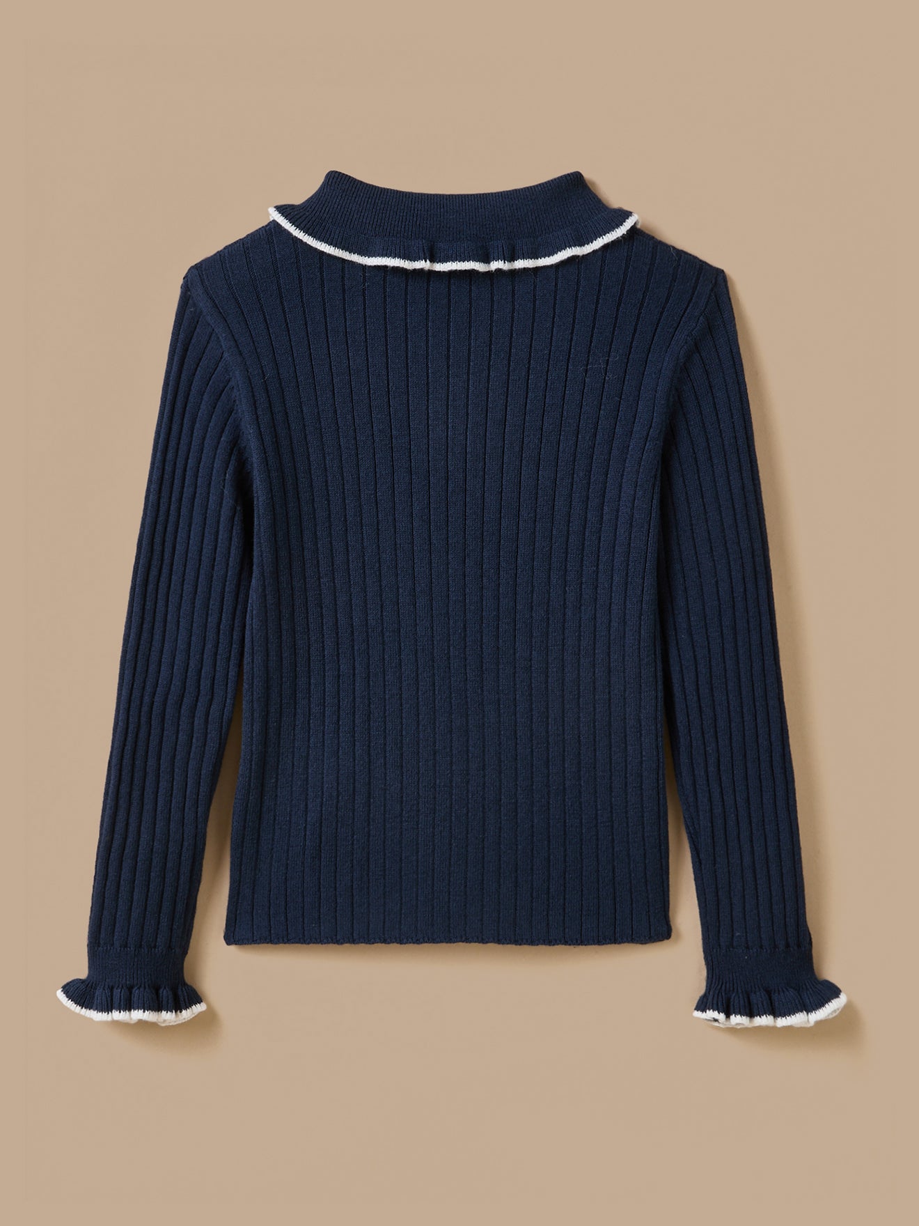 Pull en fine jauge Fille