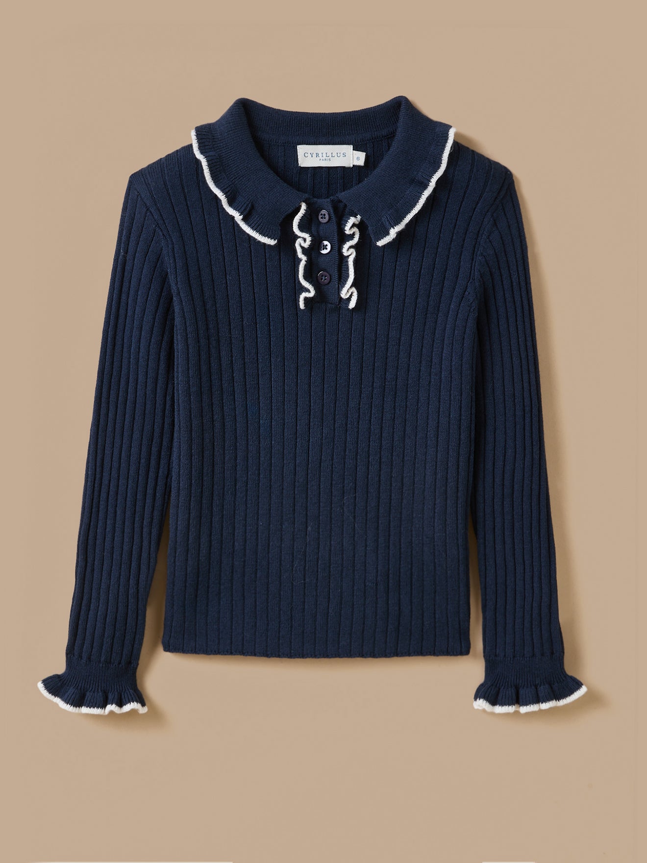 Pull en fine jauge Fille