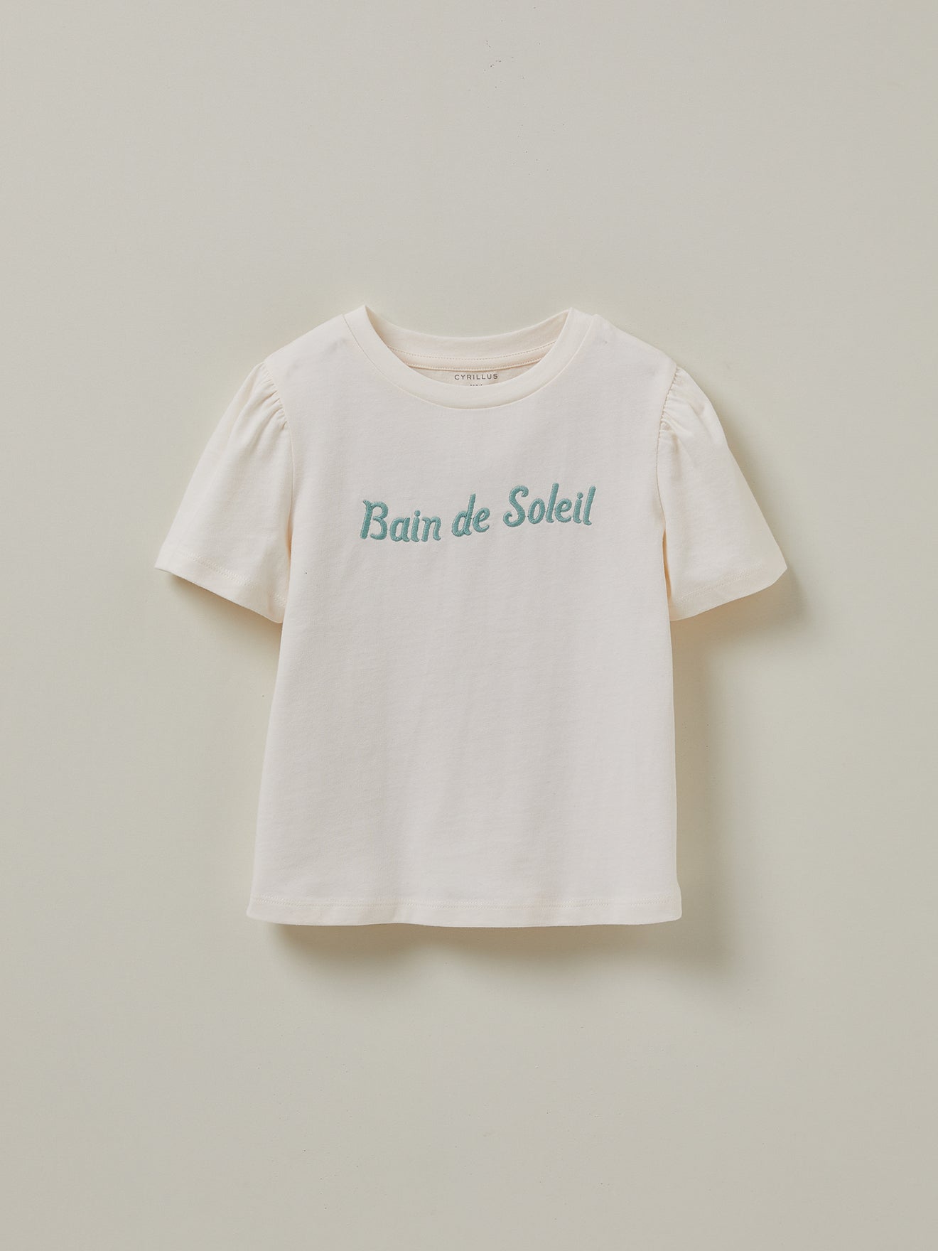 T-shirt brodé Fille - Coton Biologique