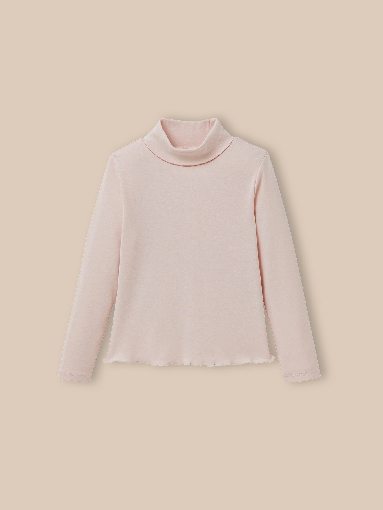 Sous-pull col montant Fille - Coton biologique