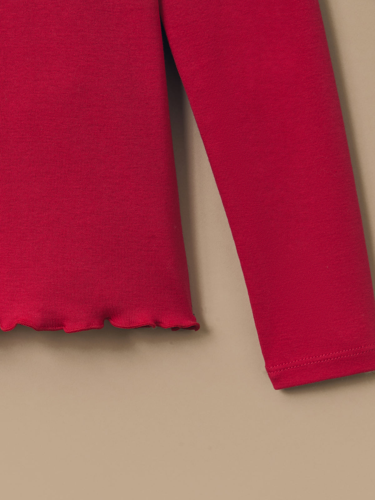 Sous-pull col montant Fille - Coton biologique