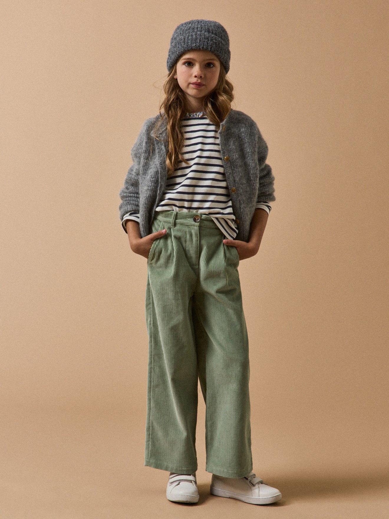 T-shirt marinière Fille tissu Liberty - Coton Biologique