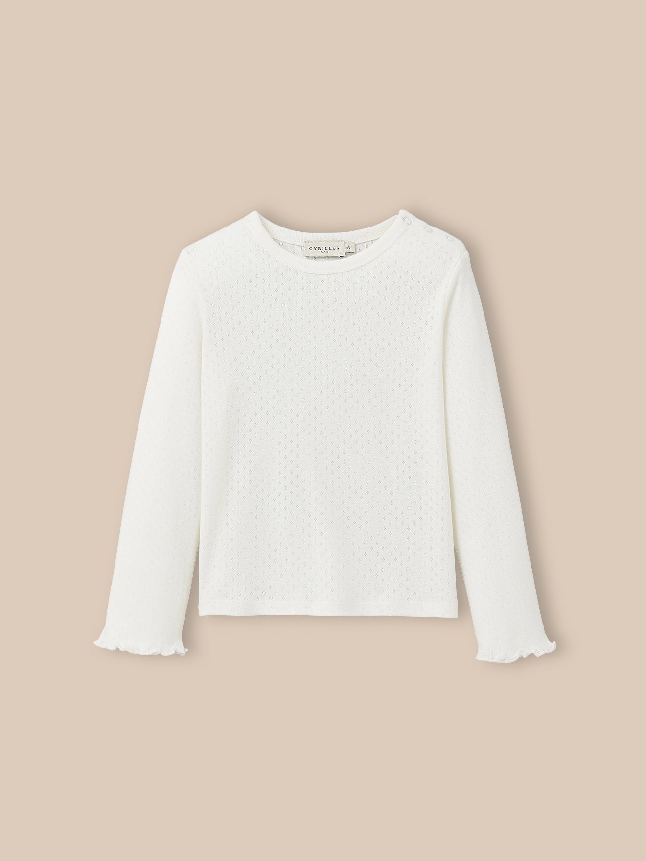 T-shirt en pointelle Fille - Coton biologique