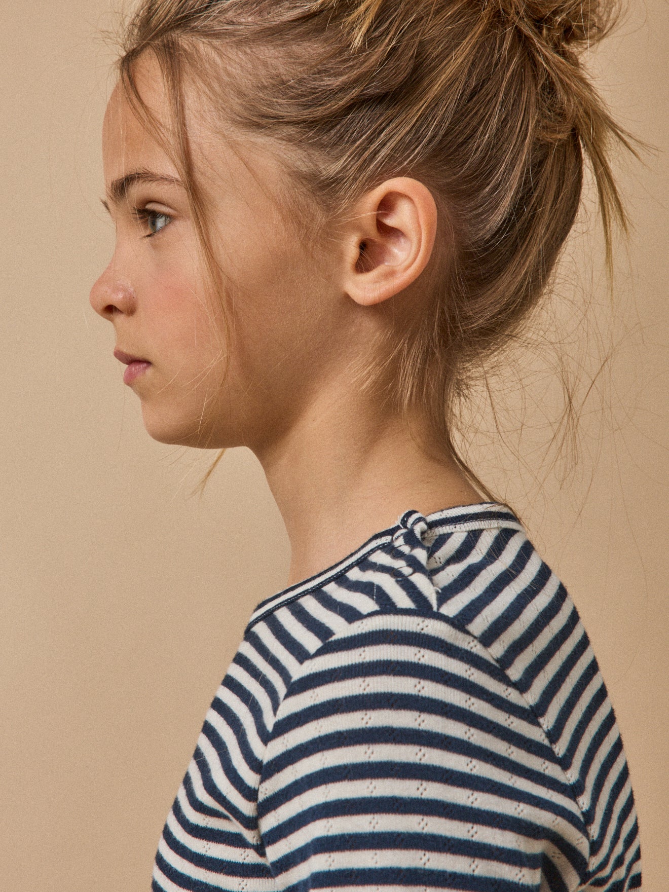 T-shirt en pointelle Fille - Coton biologique