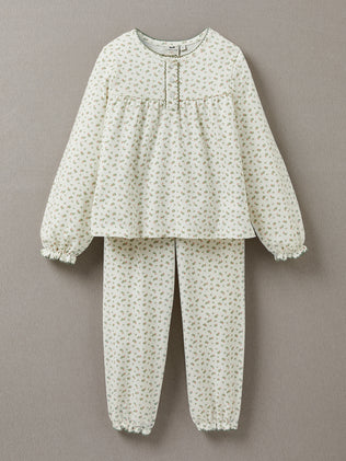 Pyjama Fille imprimé jardin fleuri