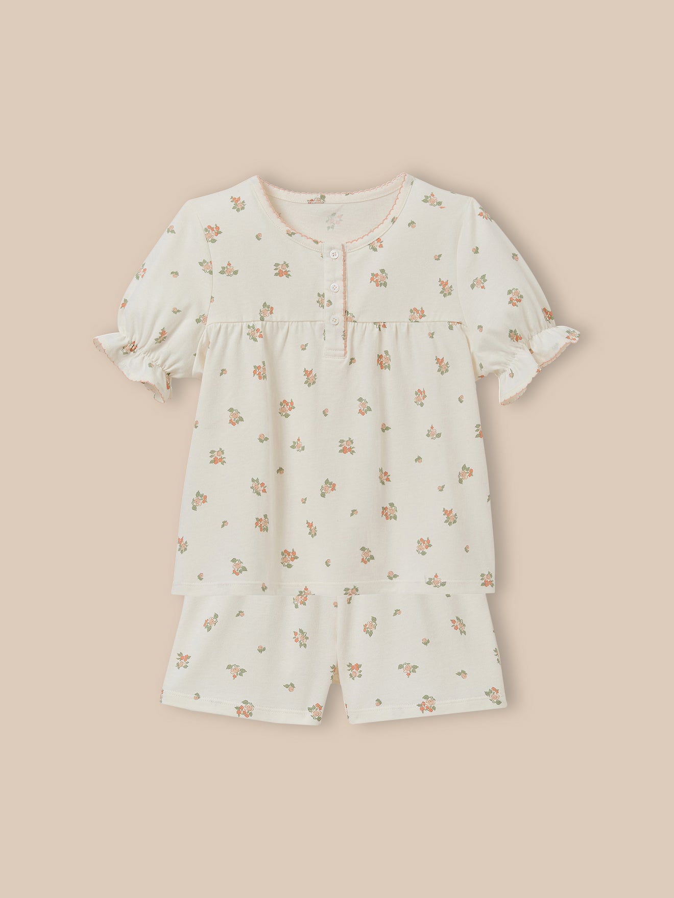 Pyjashort imprimé "baies" Fille