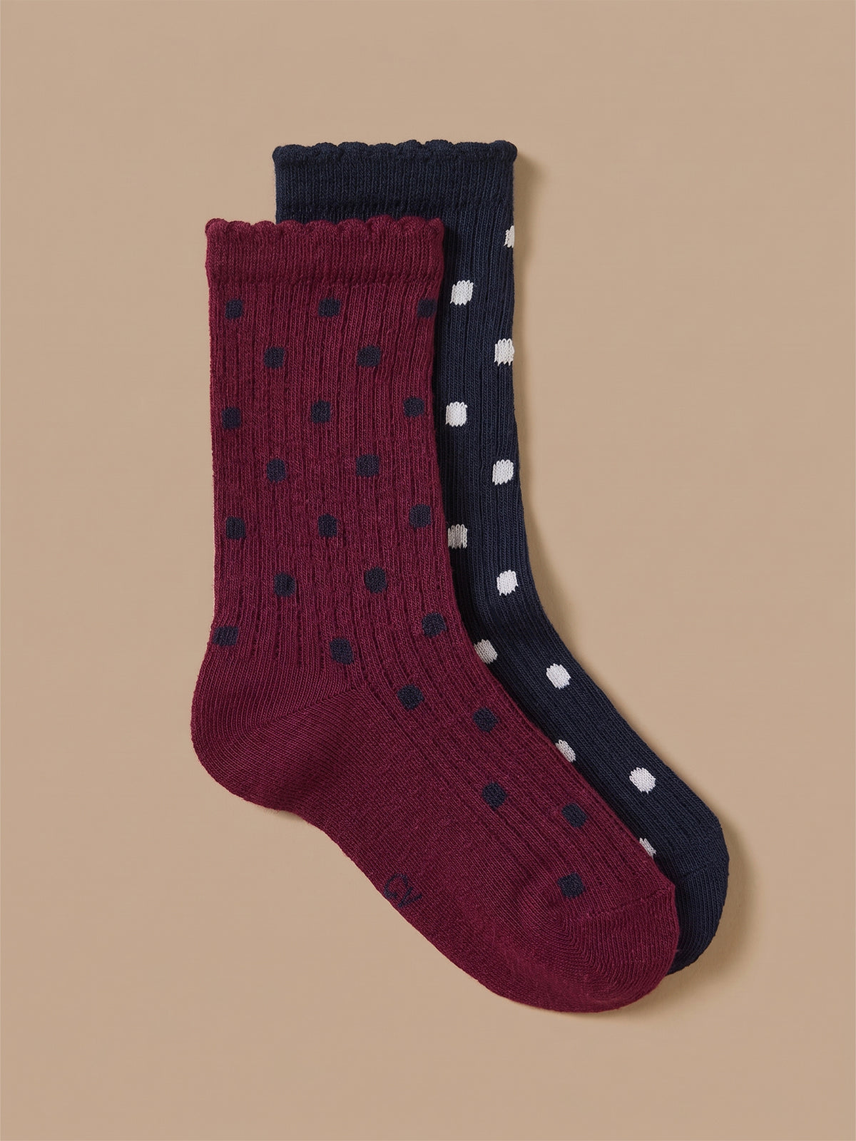 Lot de 2 paires de chaussettes Fille