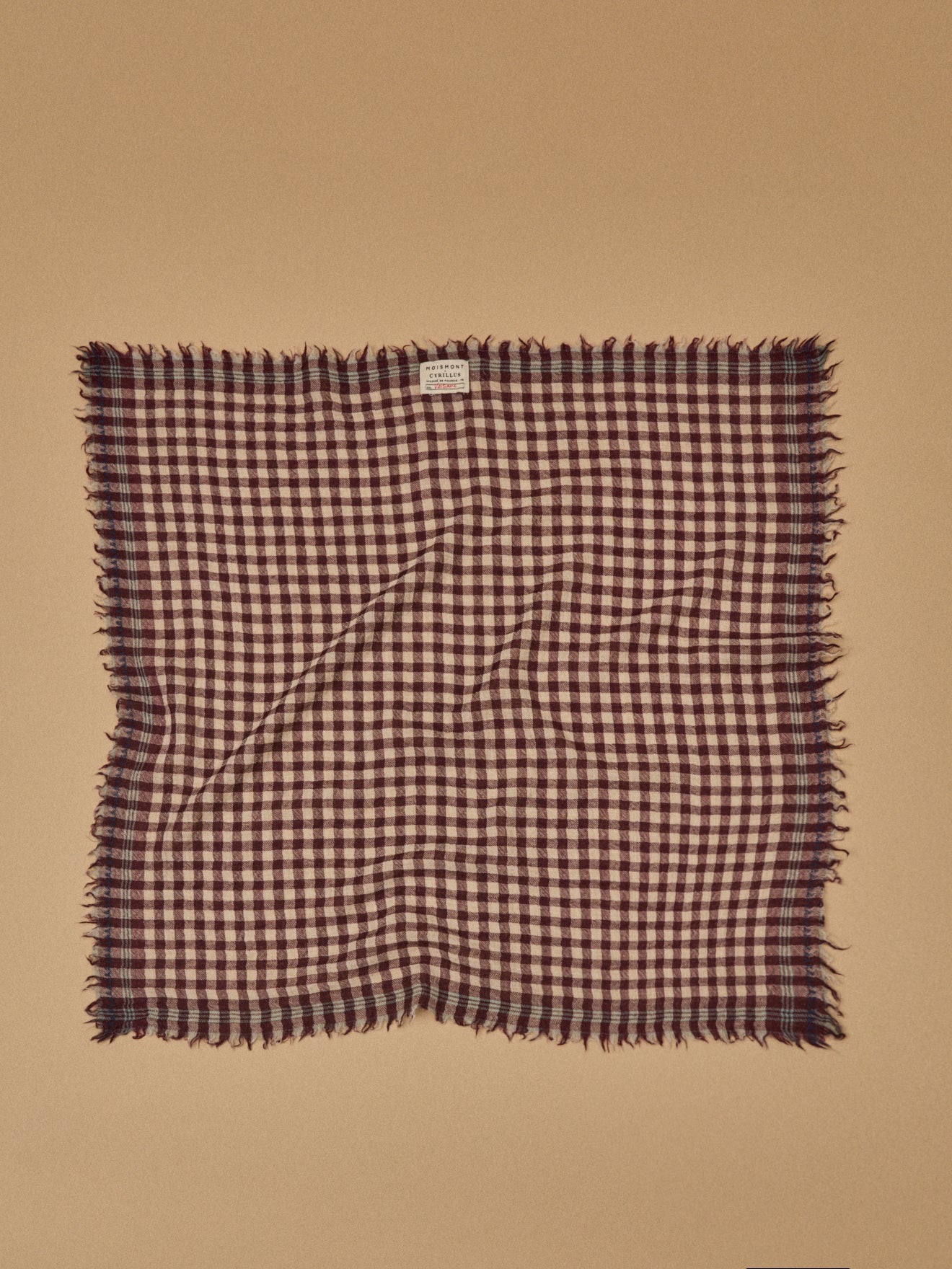 Foulard vichy - Collaboration Moismont x Cyrillus