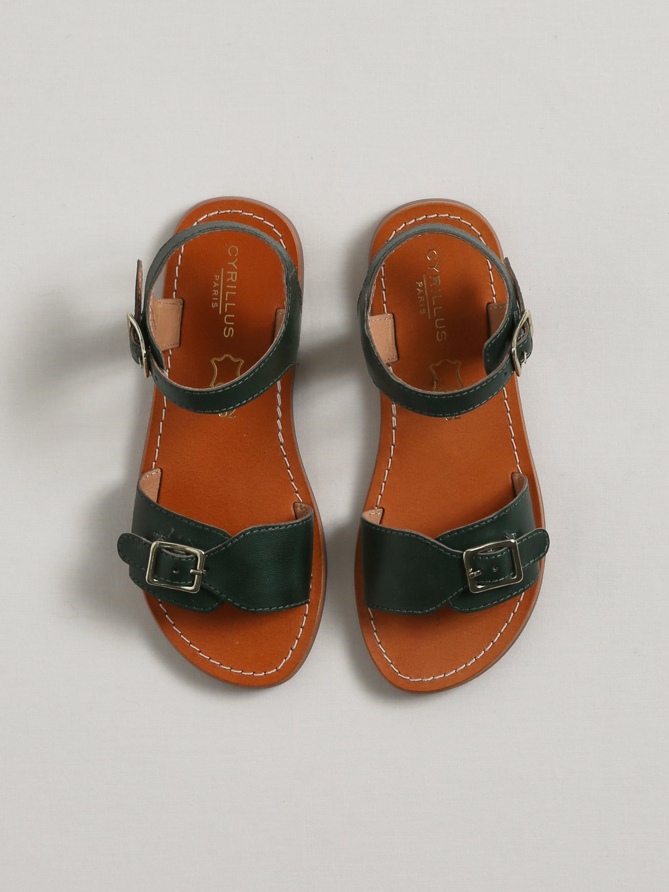 Sandales en cuir Fille