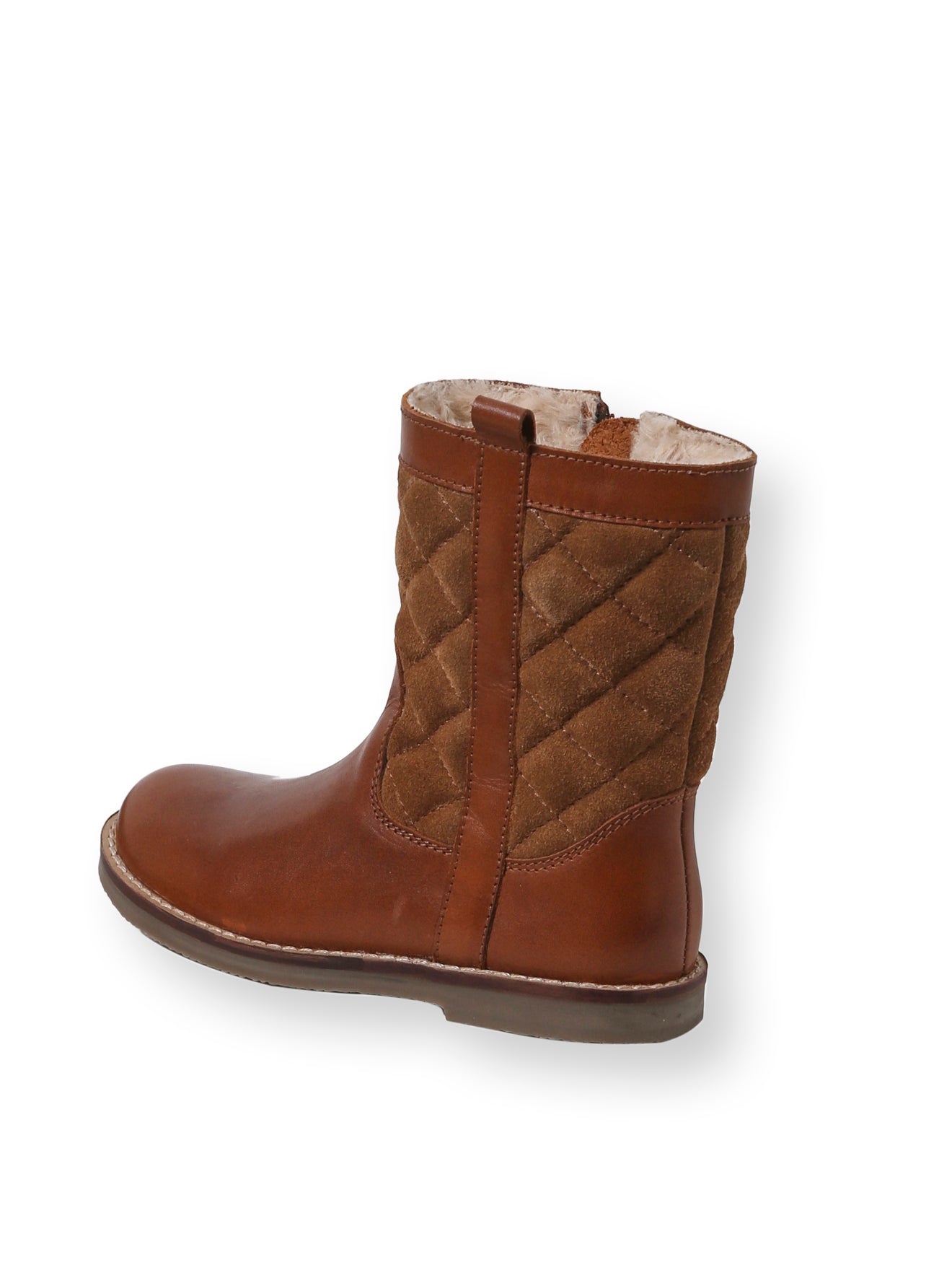 Bottes quiltées Fille en cuir