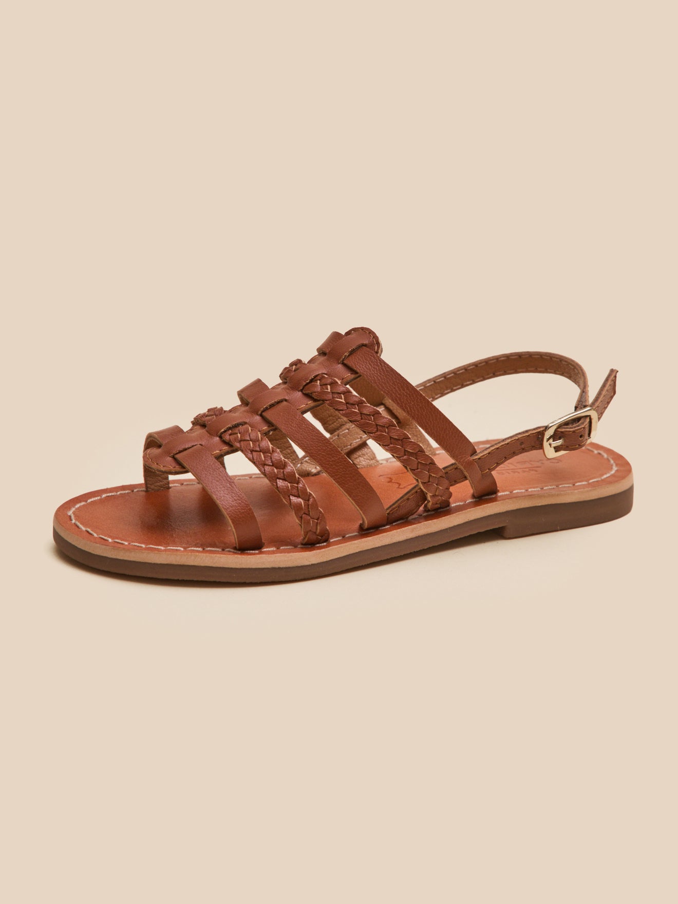 Sandales en cuir Fille