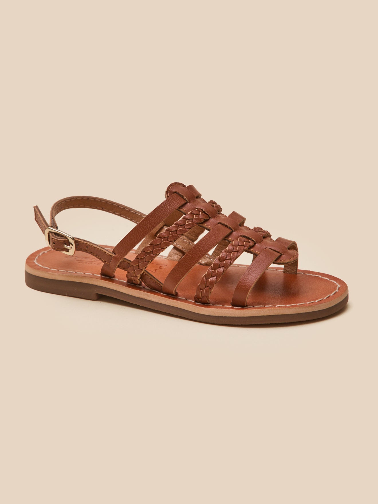 Sandales en cuir Fille