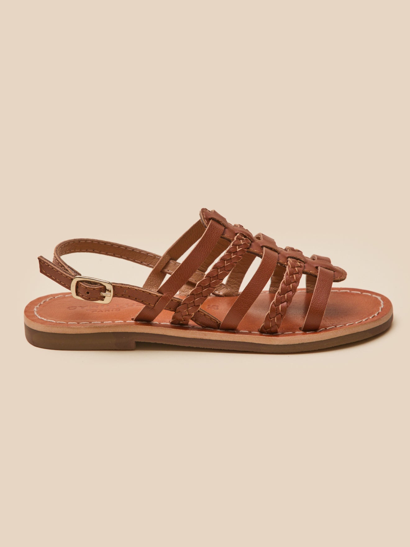 Sandales en cuir Fille