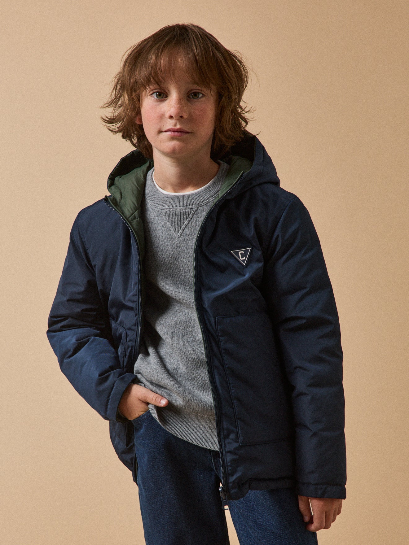 Doudoune Garçon réversible