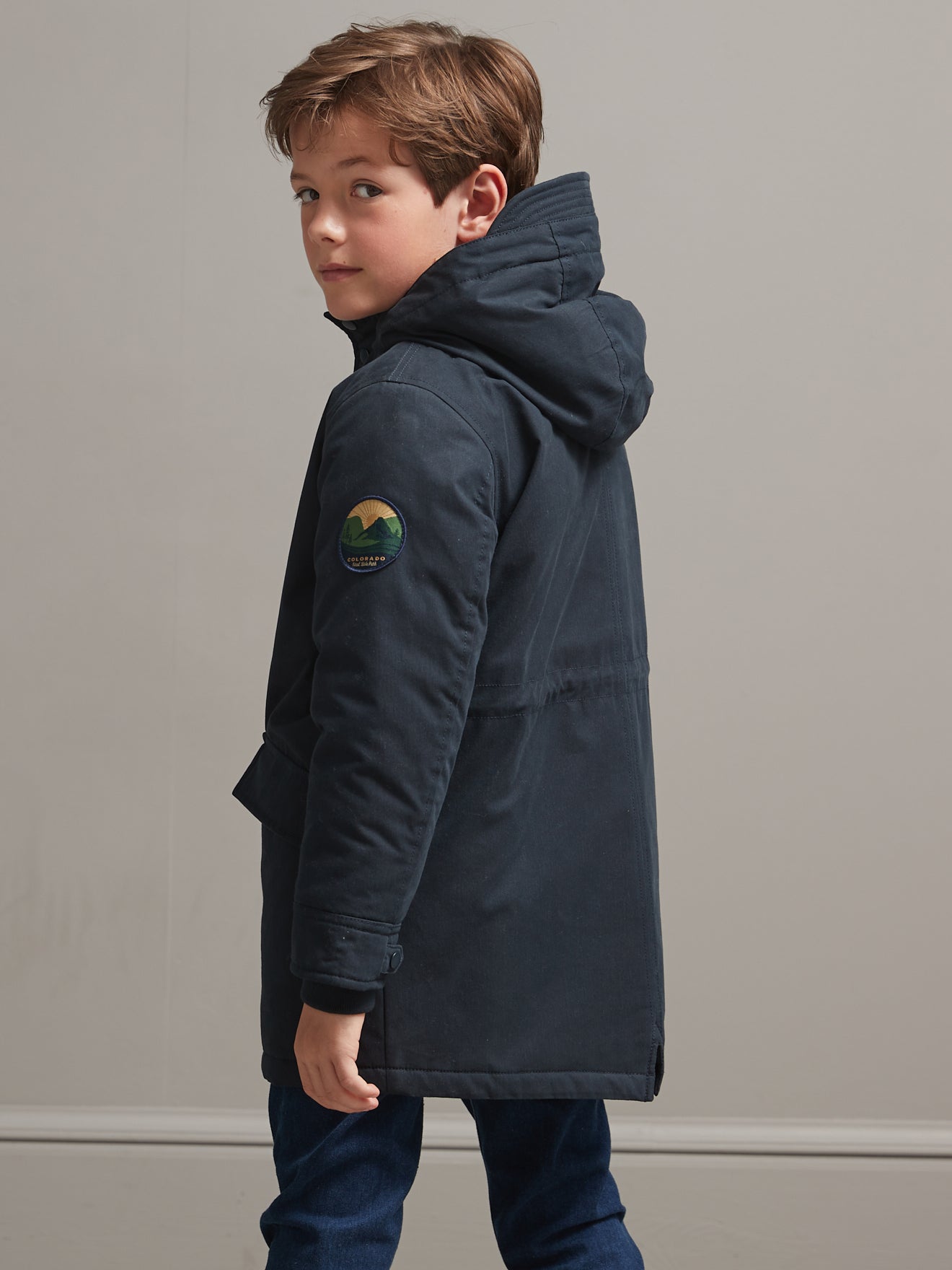 Parka Garçon doublée sherpa