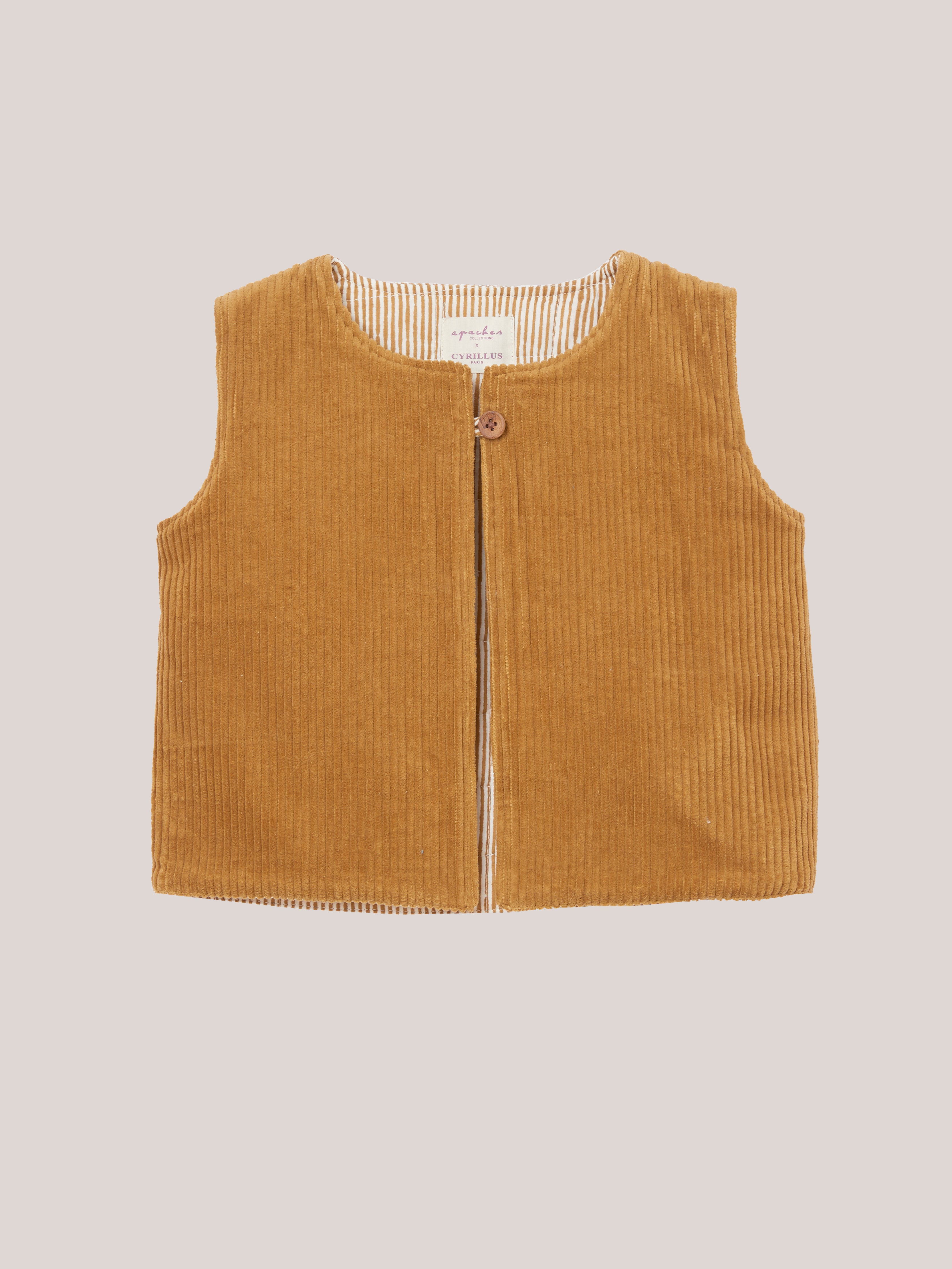 Gilet réversible enfant Sakari - Cyrillus X Apaches Collections