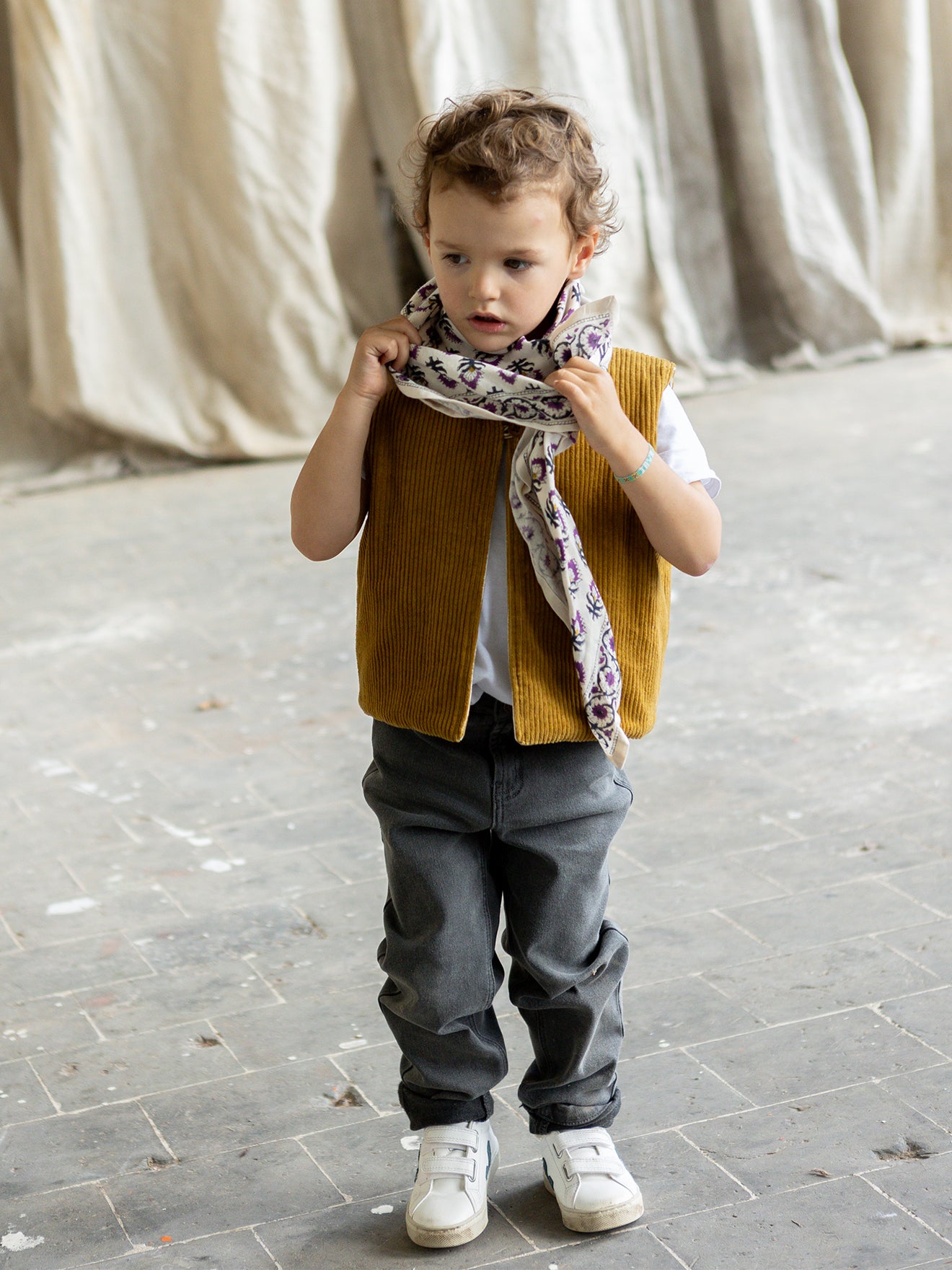 Gilet réversible enfant Sakari - Cyrillus X Apaches Collections