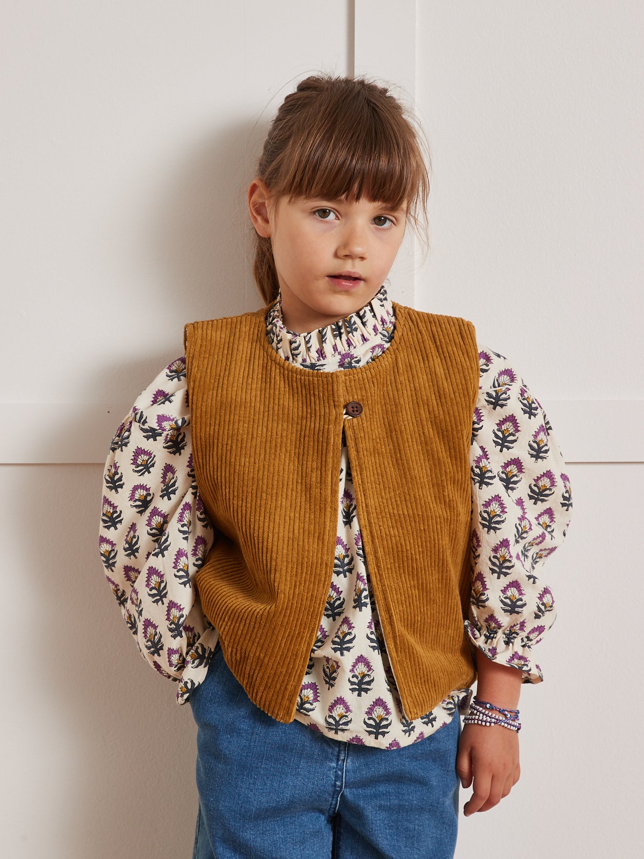 Gilet réversible enfant Sakari - Cyrillus X Apaches Collections