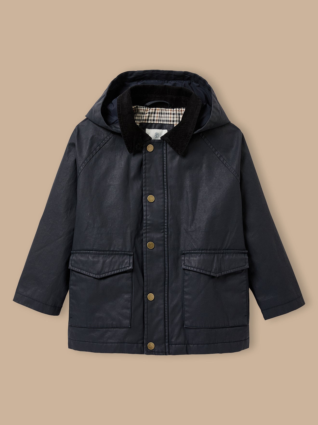 Veste en coton enduit Garçon