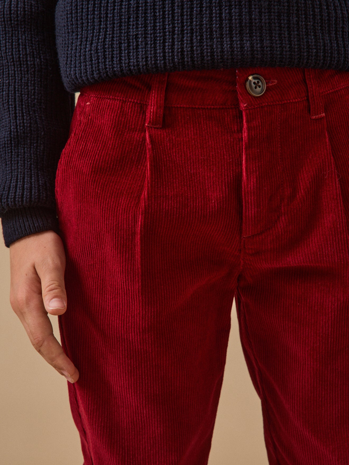 Pantalon Chino Garçon en velours