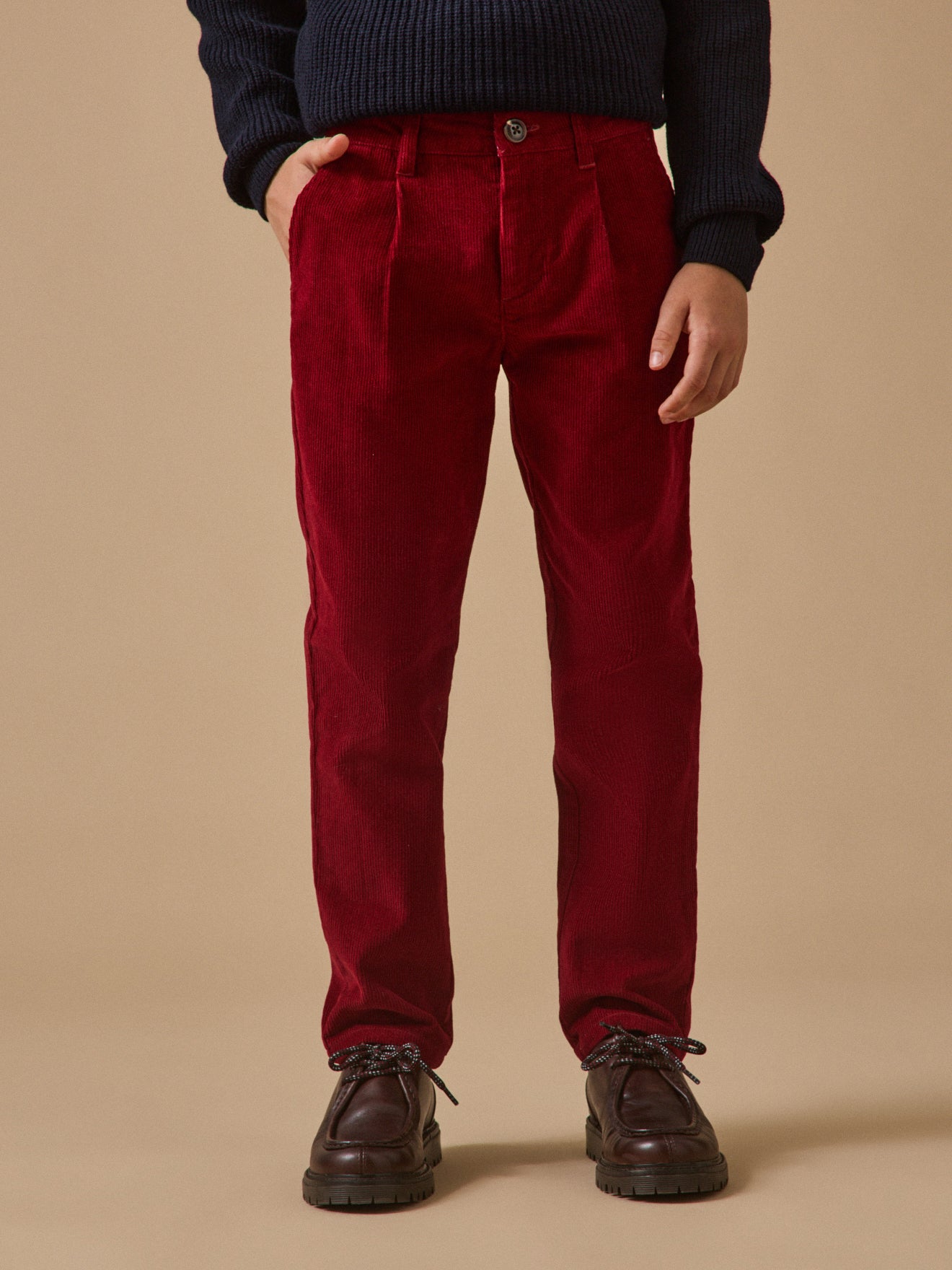Pantalon Chino Garçon en velours