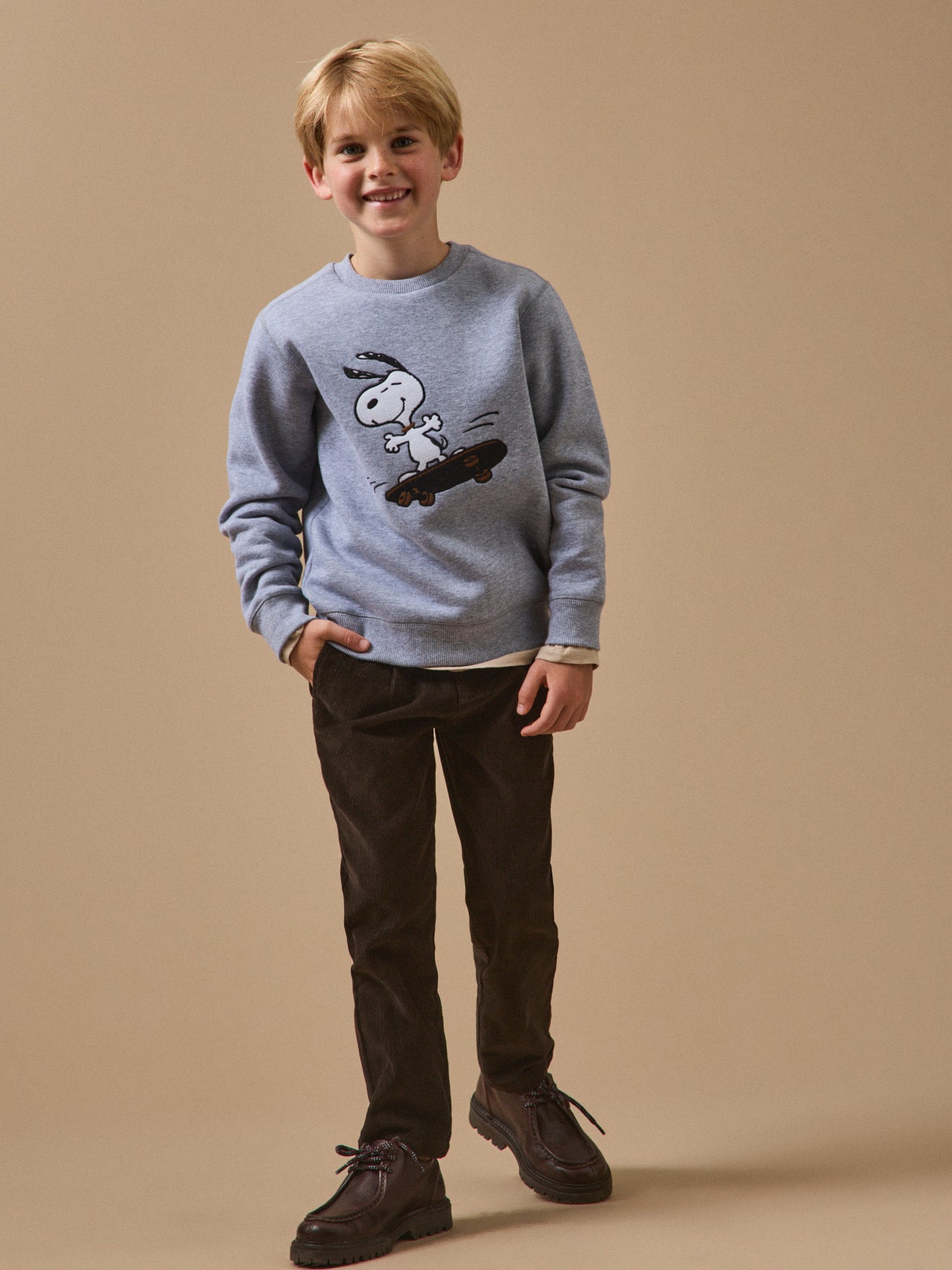 Pantalon Chino Garçon en velours