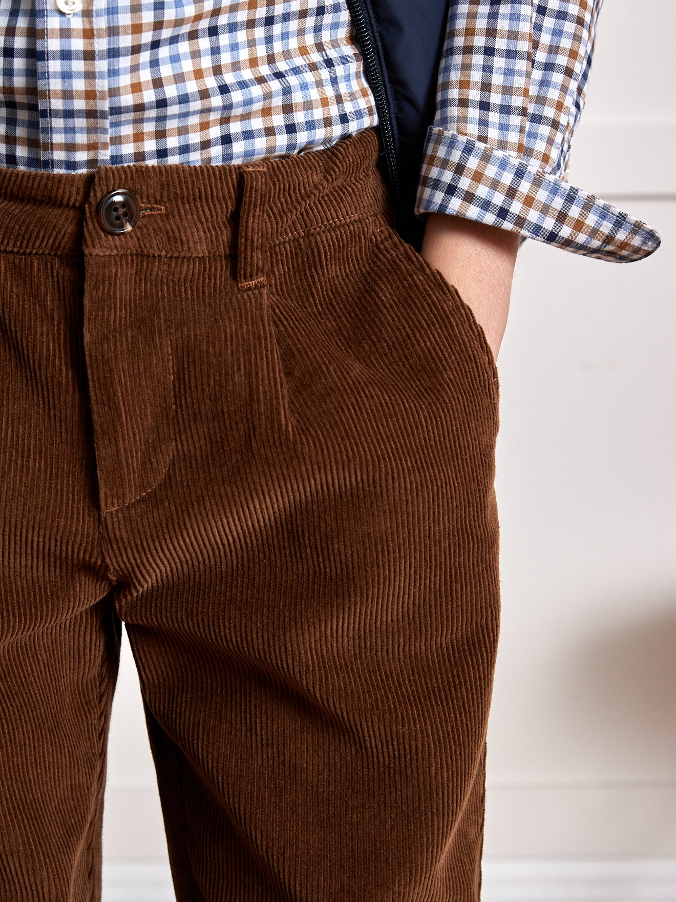 Pantalon Chino Garçon en velours