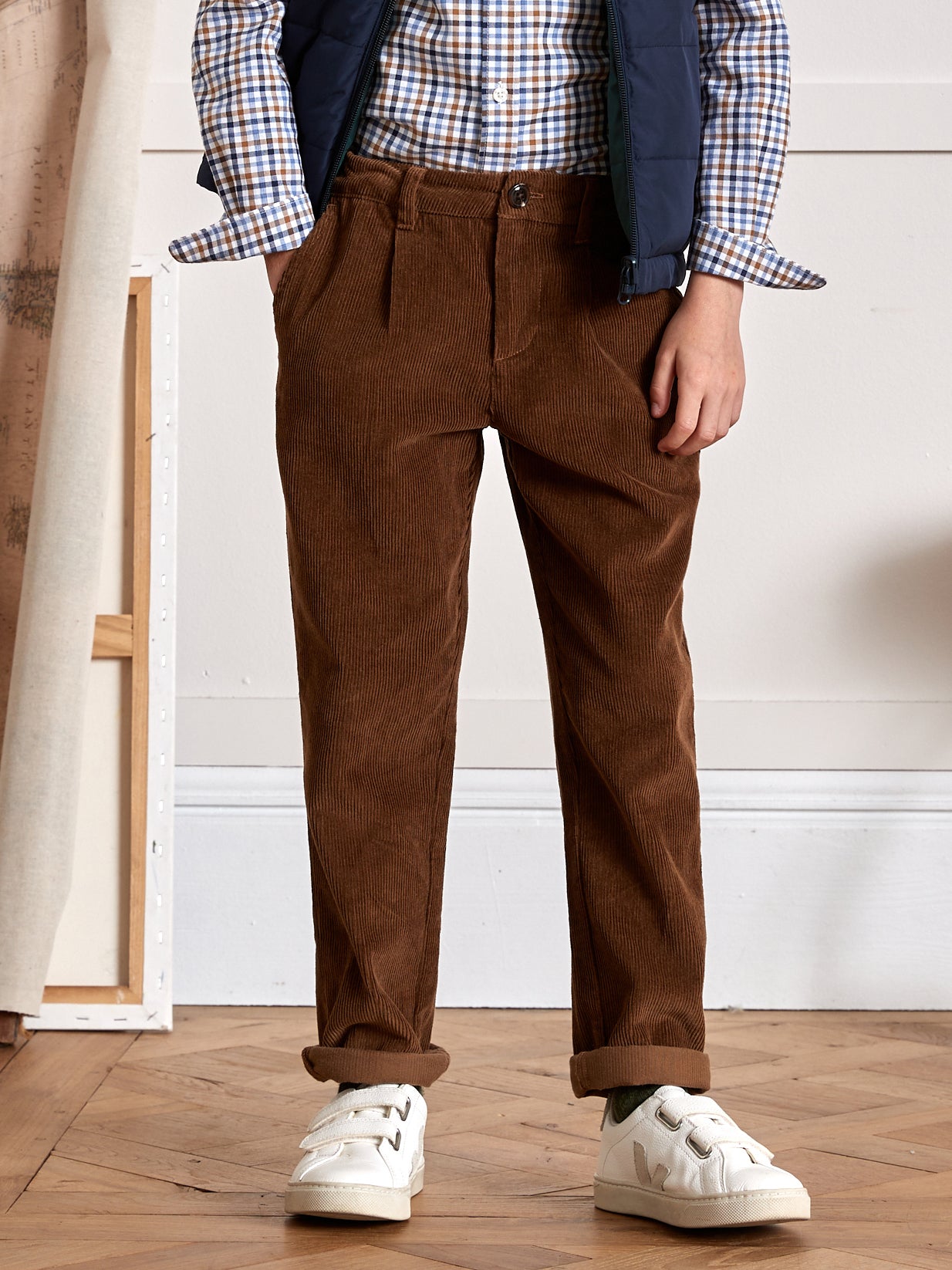 Pantalon Chino Garçon en velours