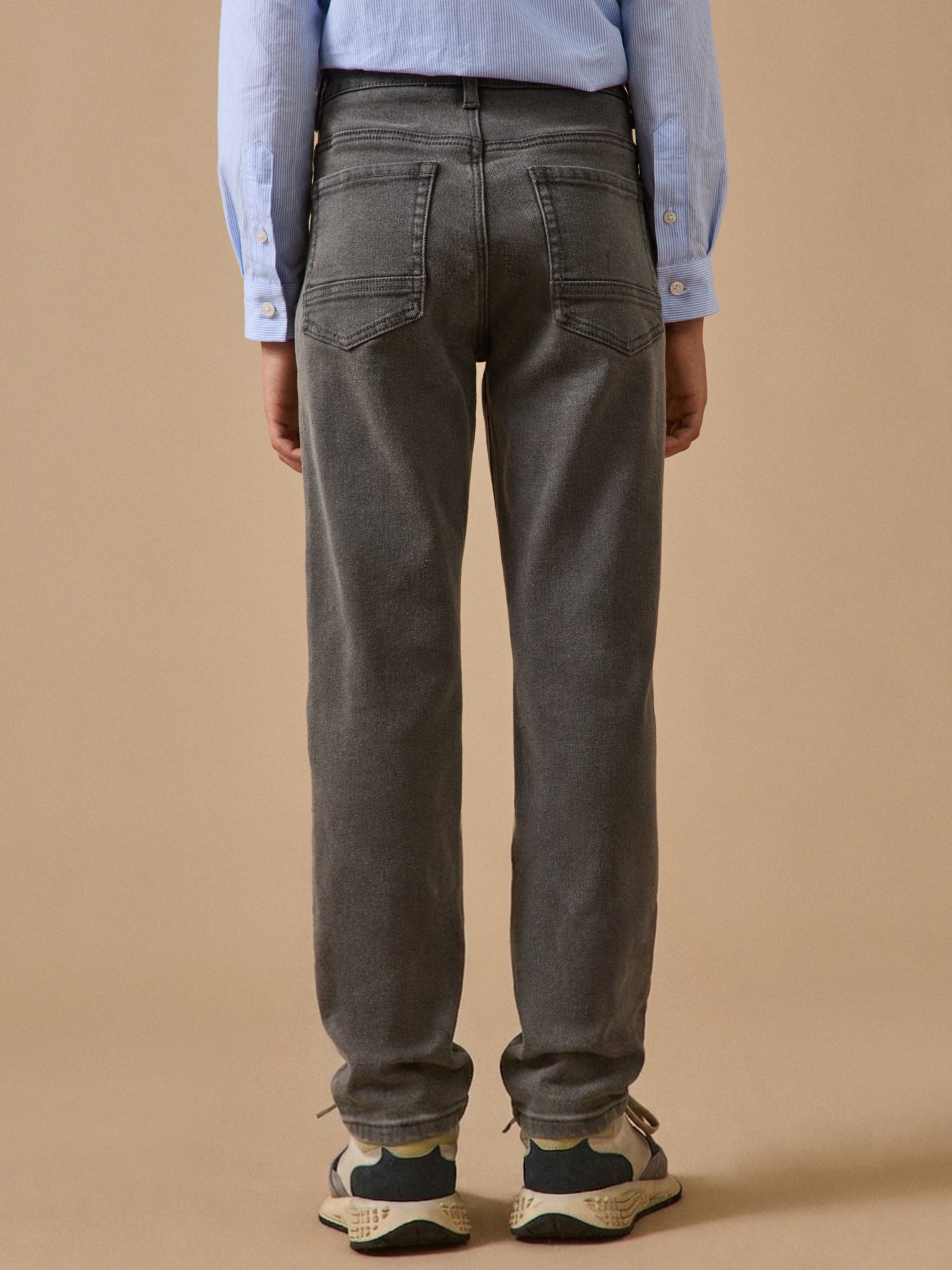 Pantalon relax en denim Garçon